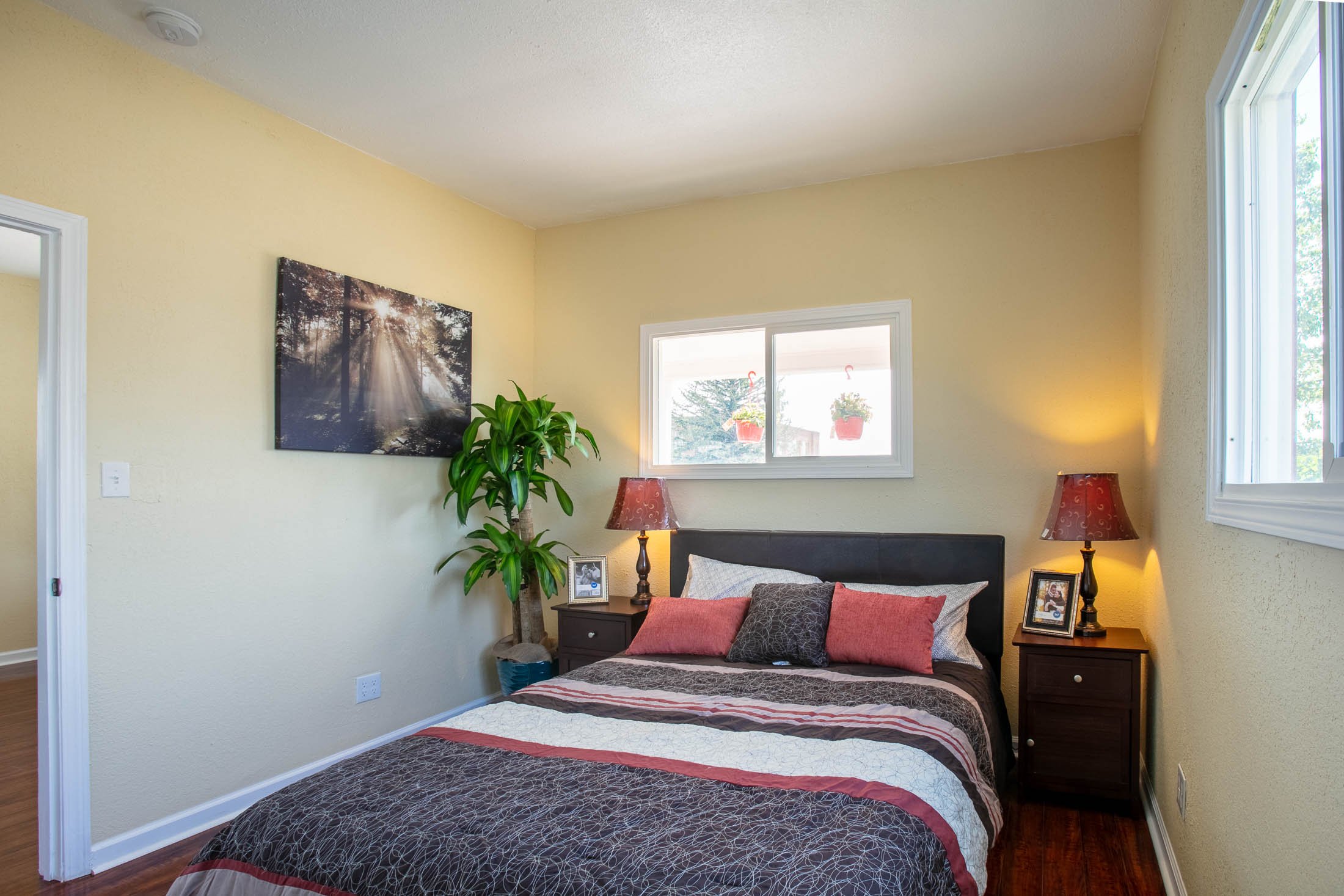 Real estate photography, including a bedroom in Cheyenne, Wyoming.