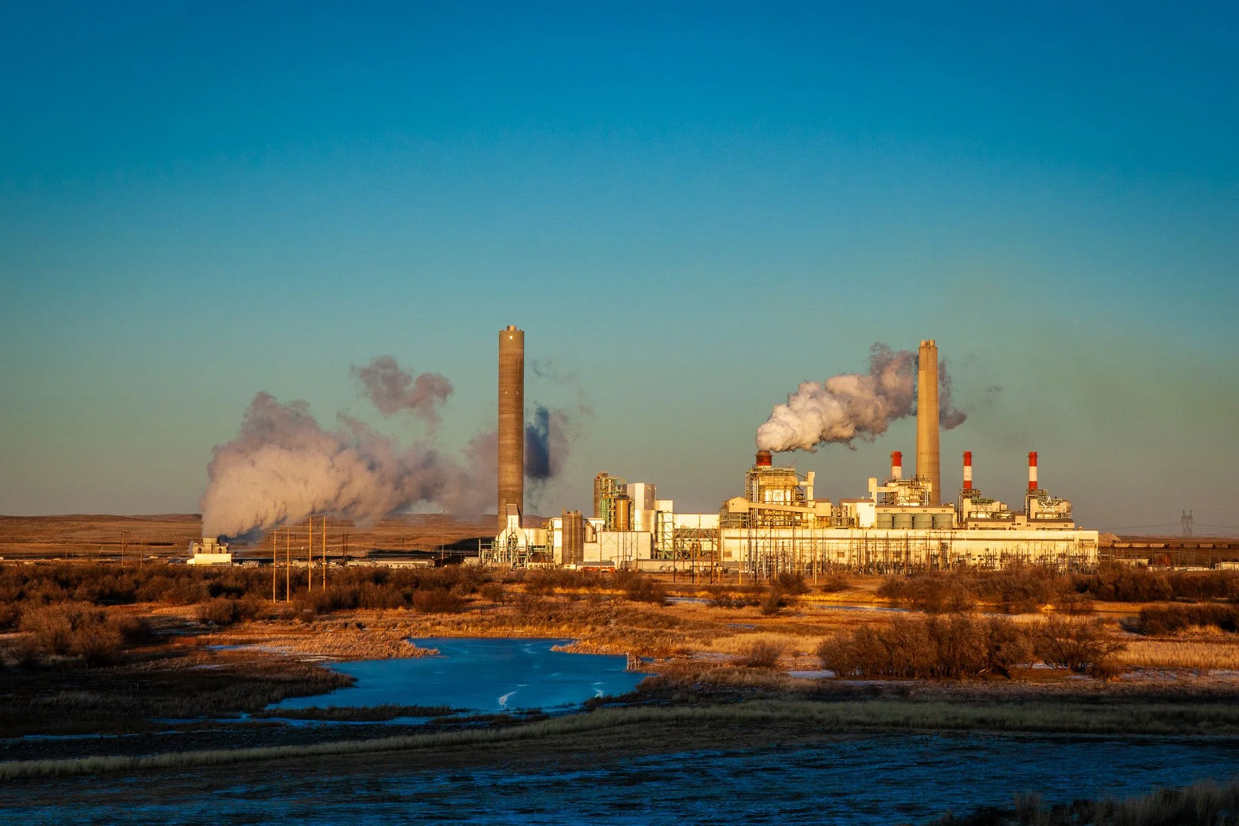 The Dave Johnson Power Plant in Glenrock, Wyoming.