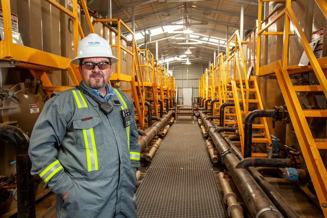 Industrial portrait photography in Casper, Wyoming.