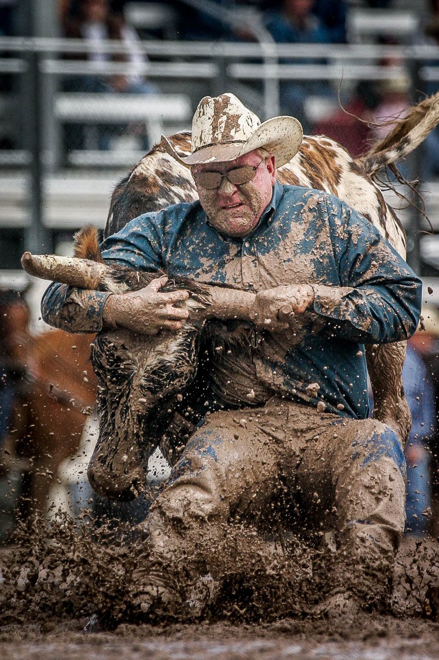 Rodeo photography in Cheyenne, Wyoming, including photography at Cheyenne Frontier Days.
