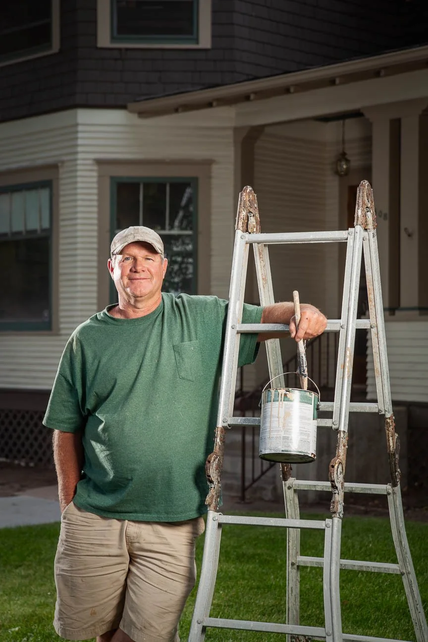 Business portrait for marketing use, created on location.
