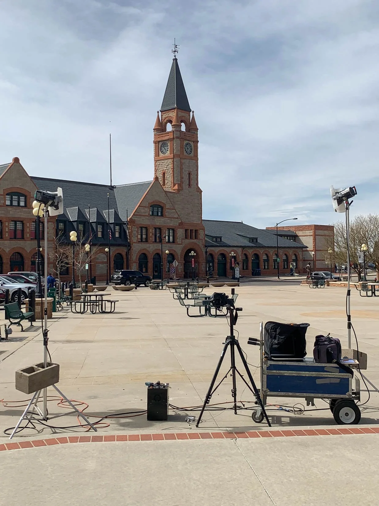 Portrait shoot on location in downtown Cheyenne.