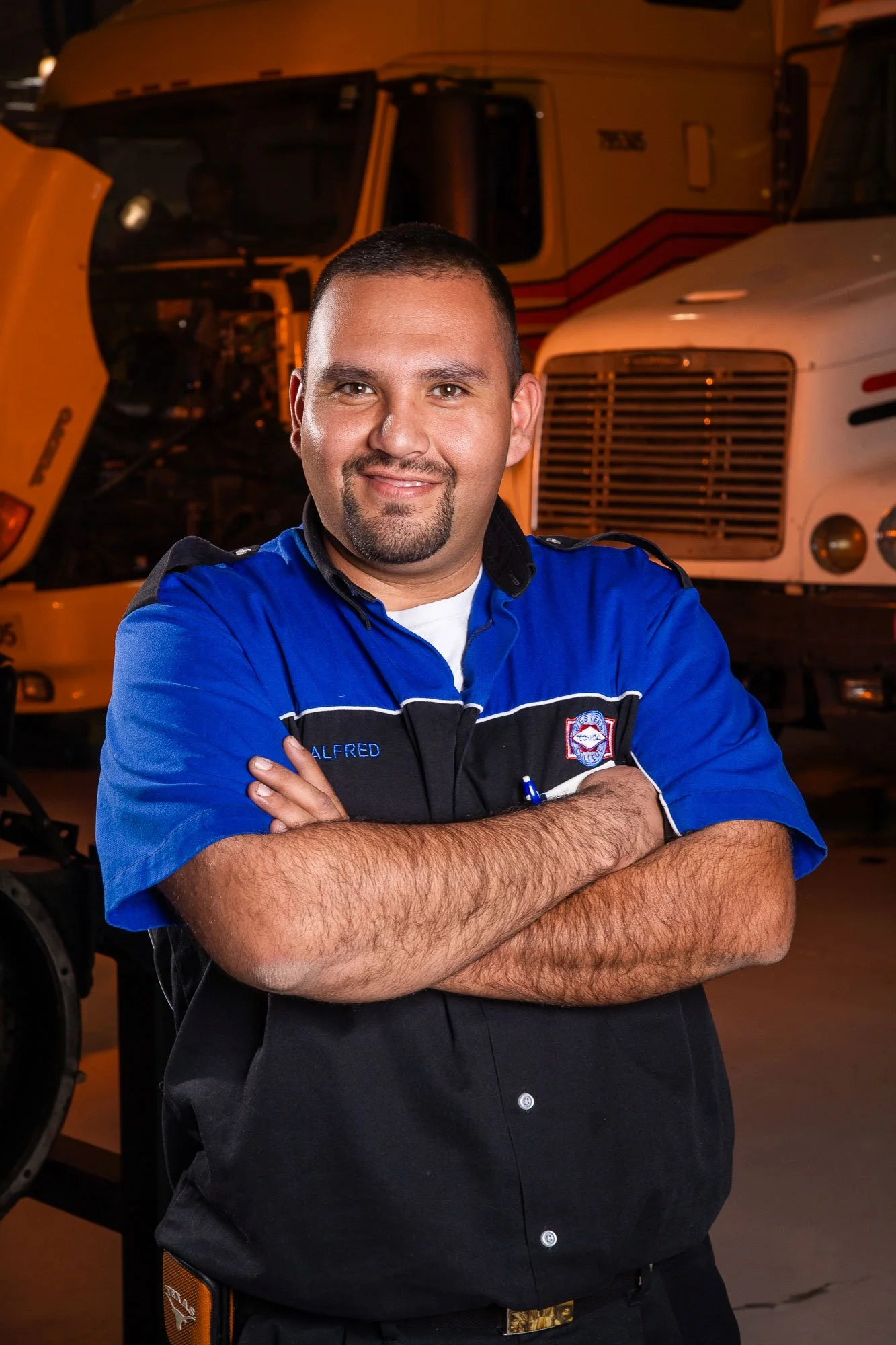 Instructor portrait for marketing at Western Tech Trade School in El Paso, Texas.