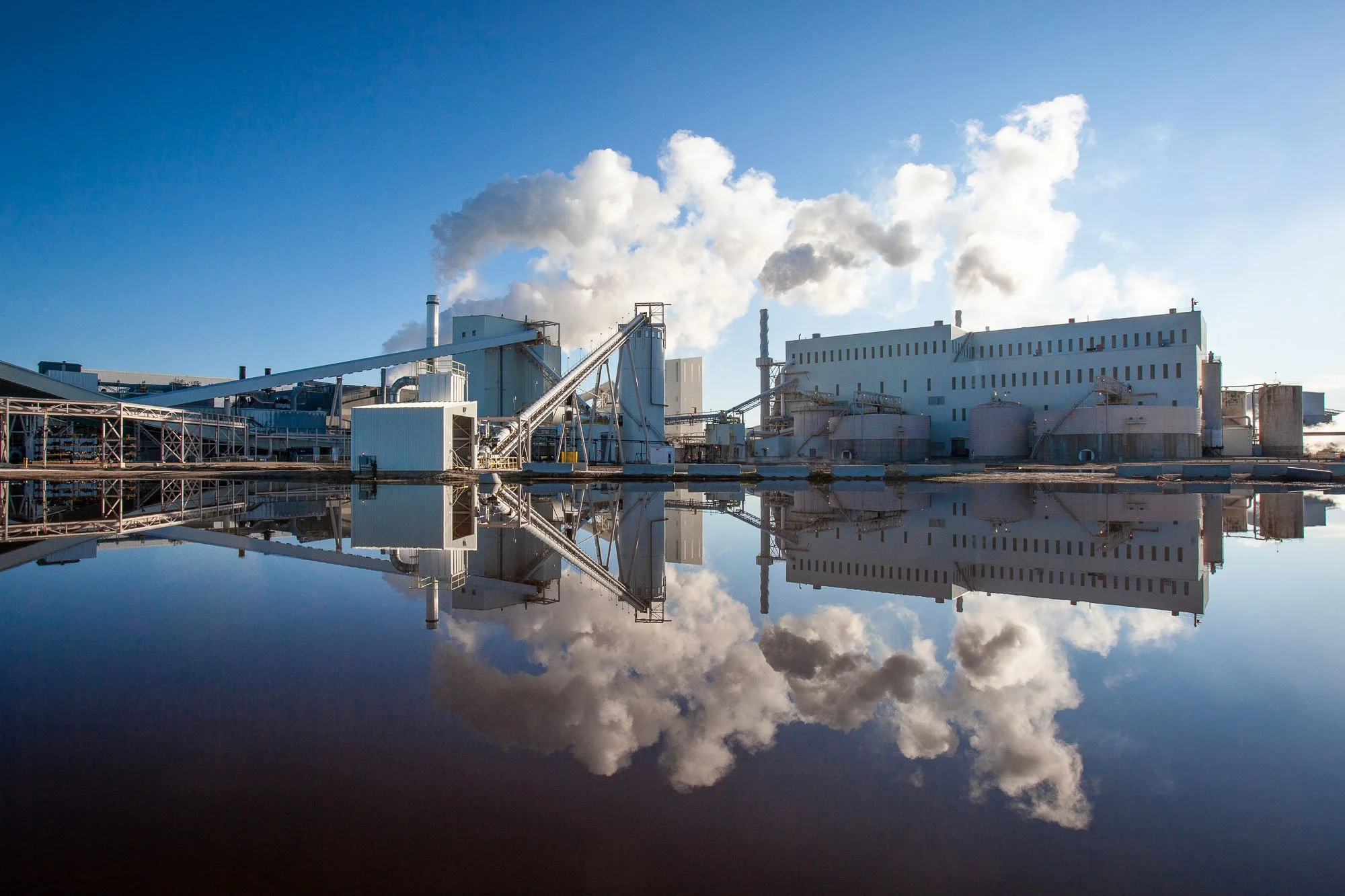 Exterior at a trona mine in Green River, Wyoming.