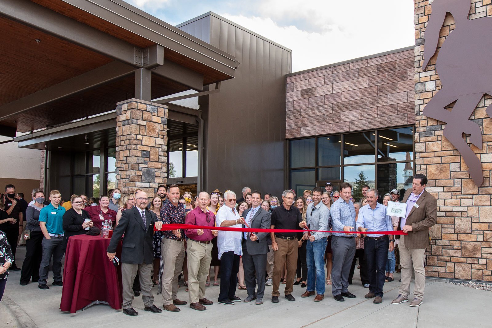 Event photography in Laramie, Wyoming, including grand opening and ribbon-cutting ceremonies.
