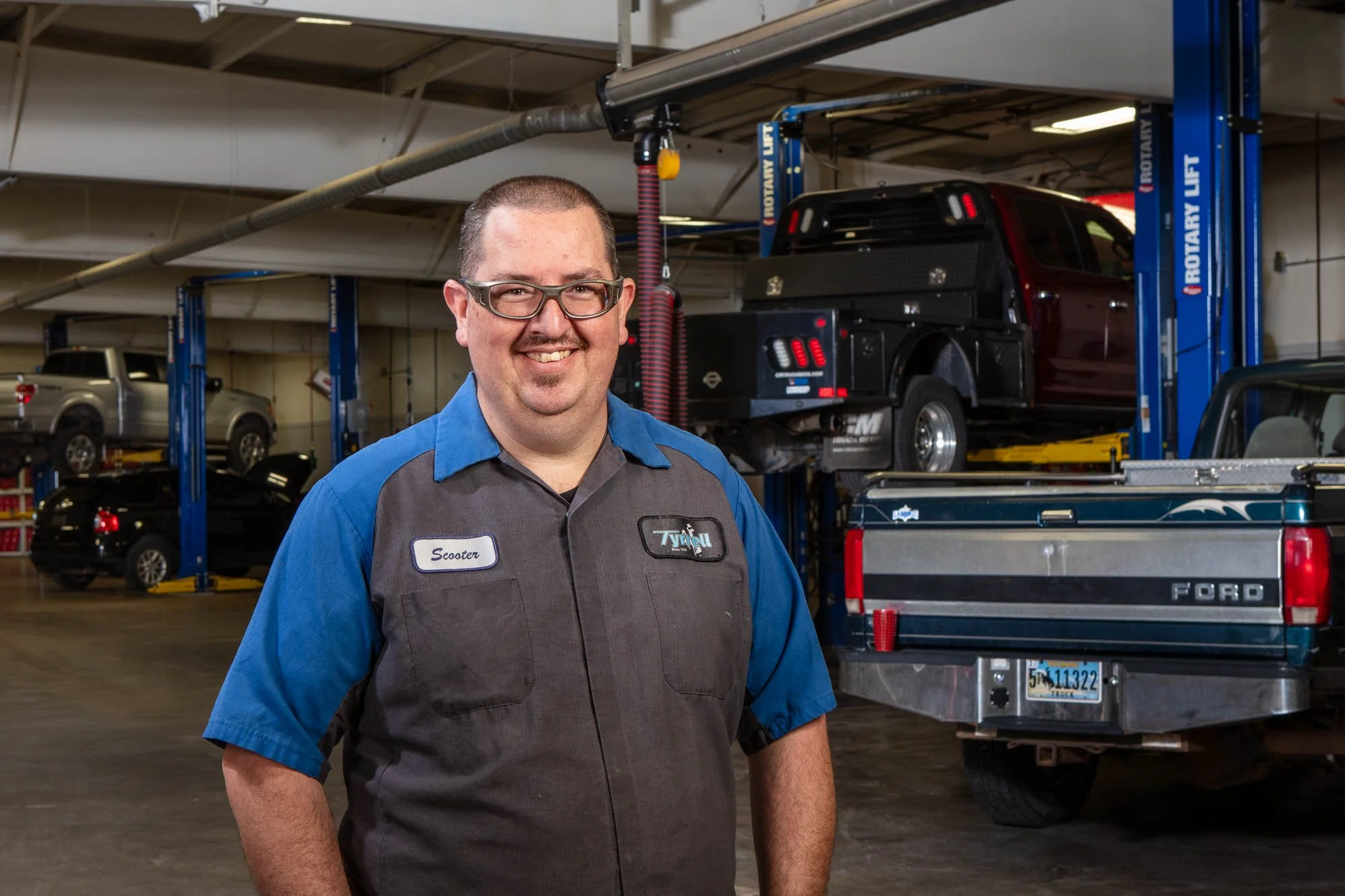 Industrial portrait for marketing in Laramie, Wyoming.