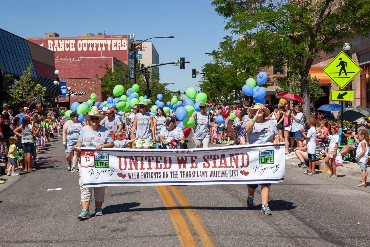 Casper event photographer.  Events including the parade in downtown Casper during the county fair and rodeo.