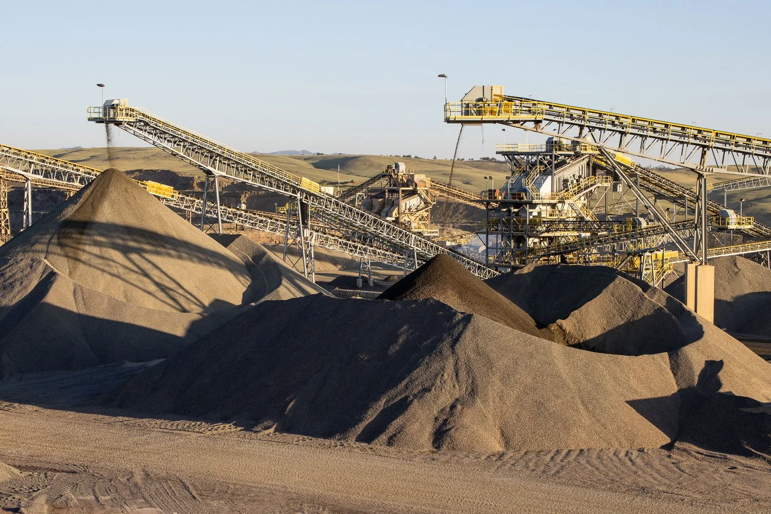Rock quarry near Cheyenne, Wyoming.