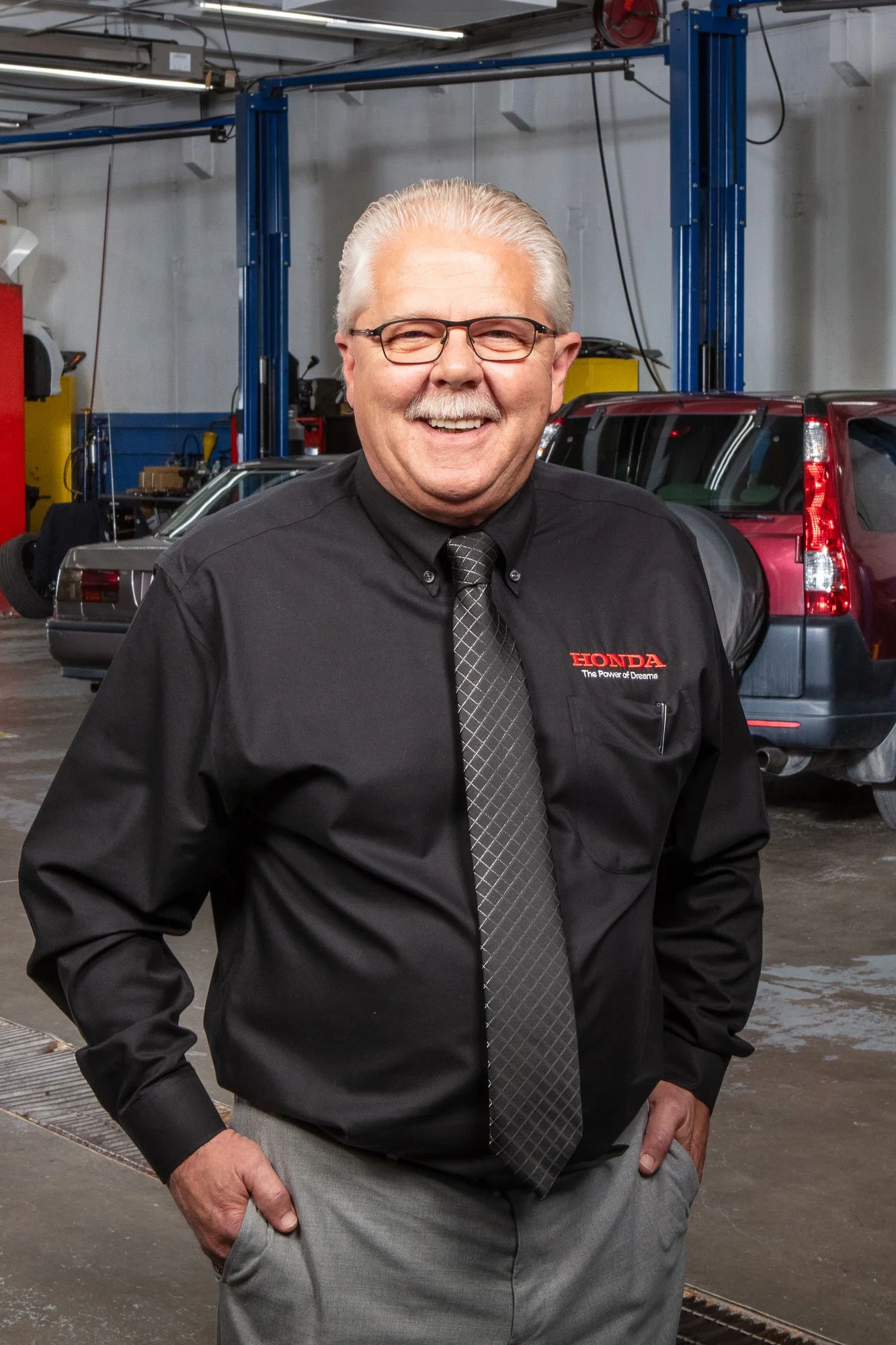 Corporate portrait for the automotive industry, created for Tyrrell Auto Group in Cheyenne, Wyoming.