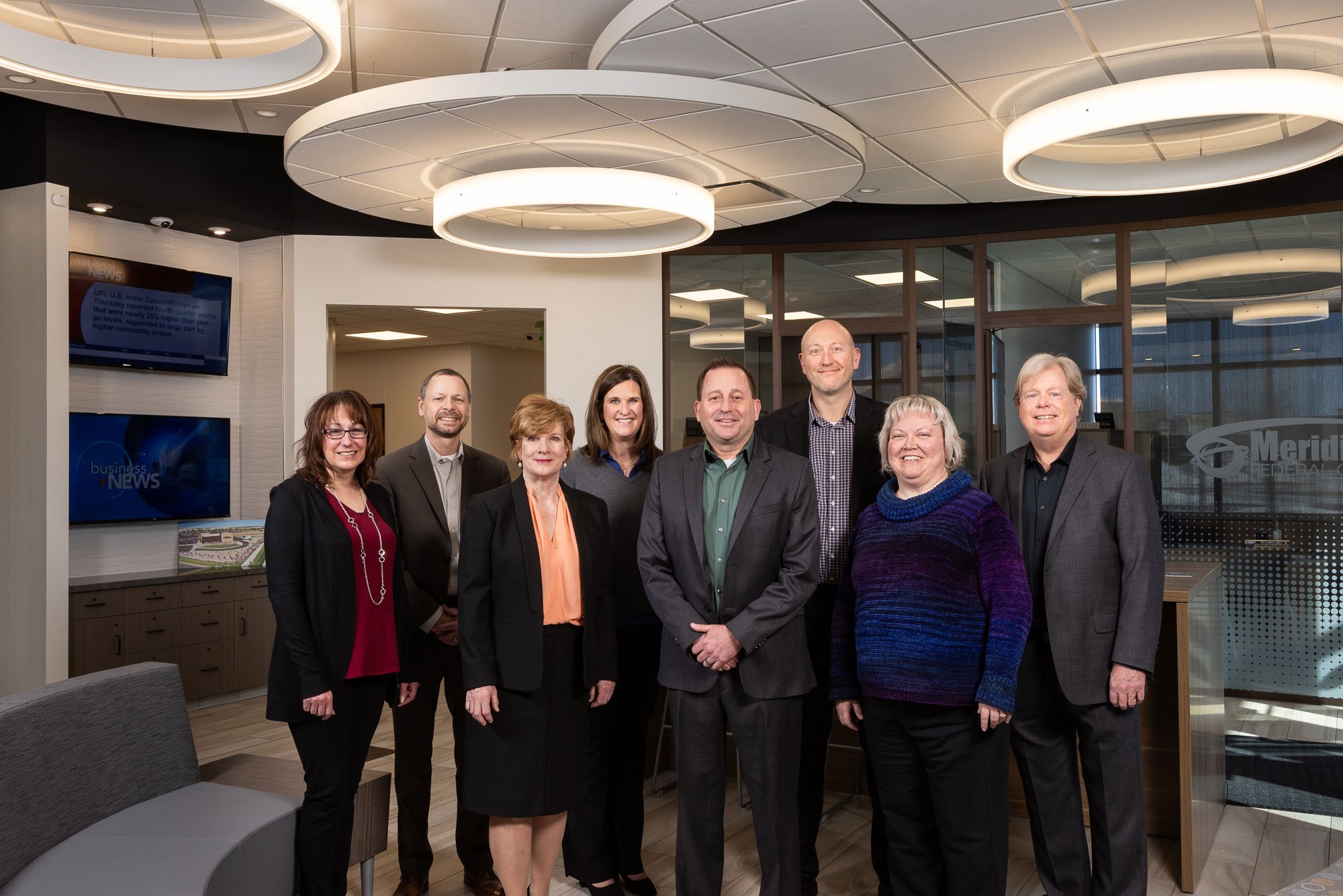 Executive Leadership Team Portrait for Meridian Trust Federal Credit Union in Cheyenne, Wyoming.