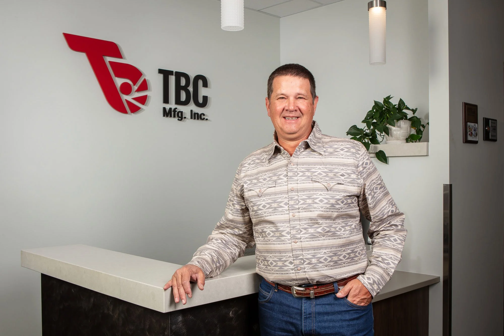 CEO and corporate portrait created for Tube Bending Concepts Incorporated in Cheyenne, Wyoming.