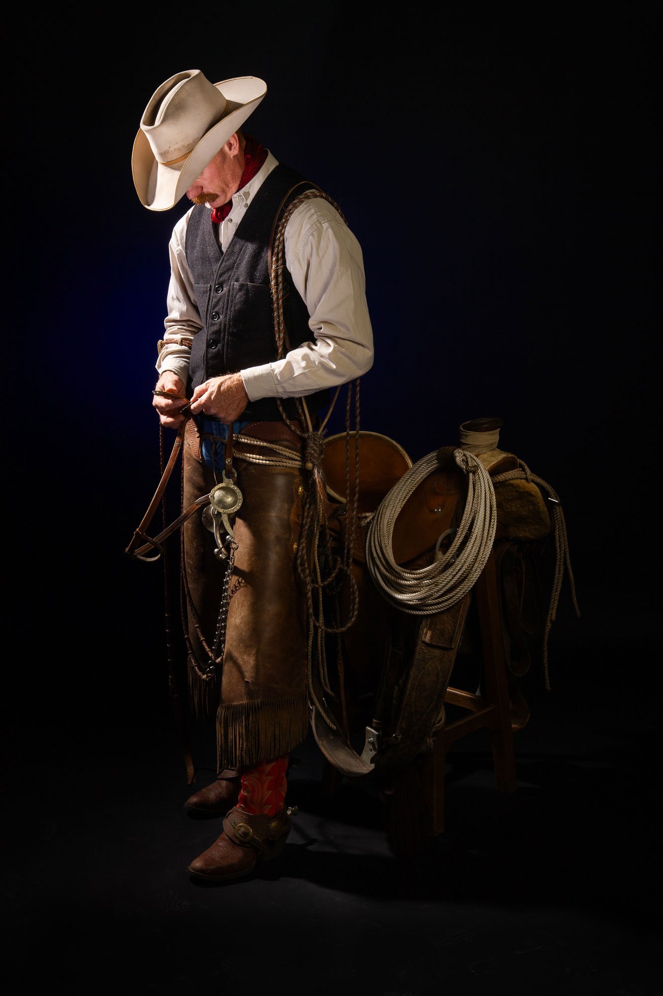 Marketing portrait for Greeley Hat Works in Greeley, Colorado.