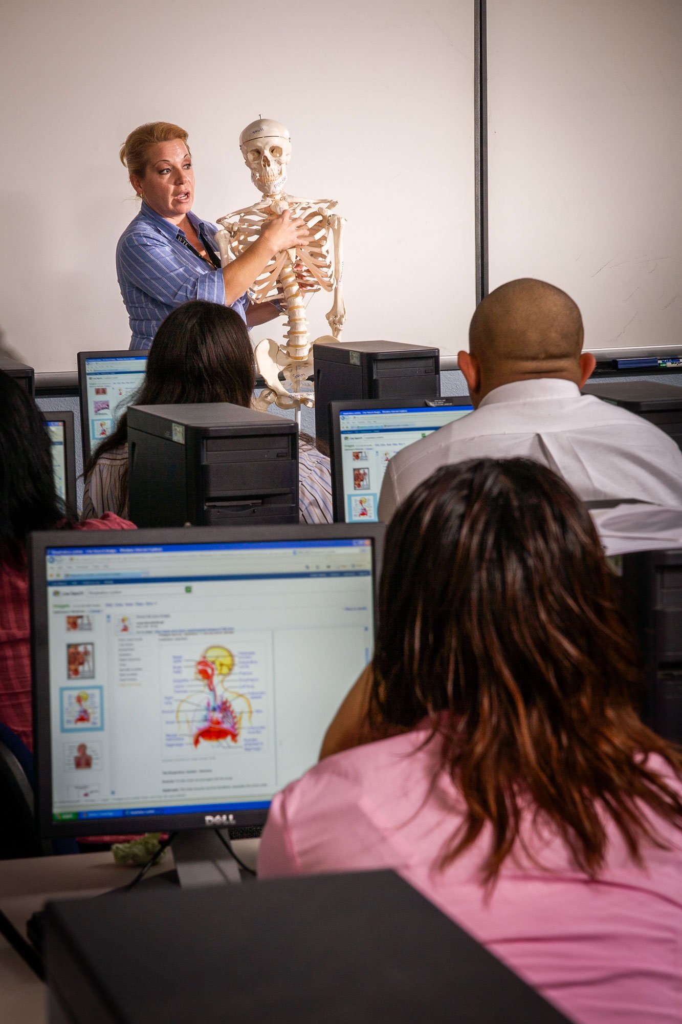 Education marketing photography, including in the classroom for Western Tech Trade School in El Paso, Texas.