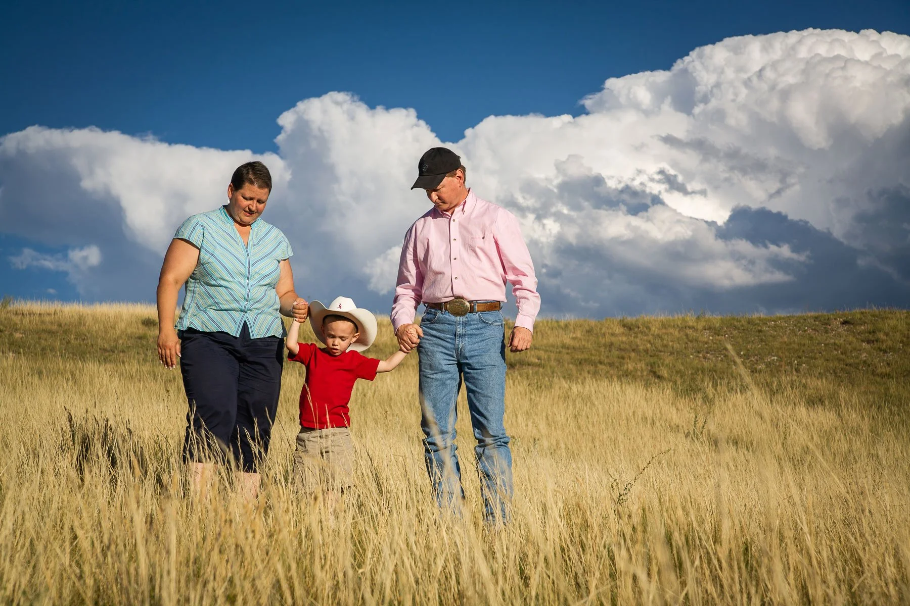 Family and lifestyle portrait created for Cheyenne Regional Medical Center for images to go with a TV Commercial.