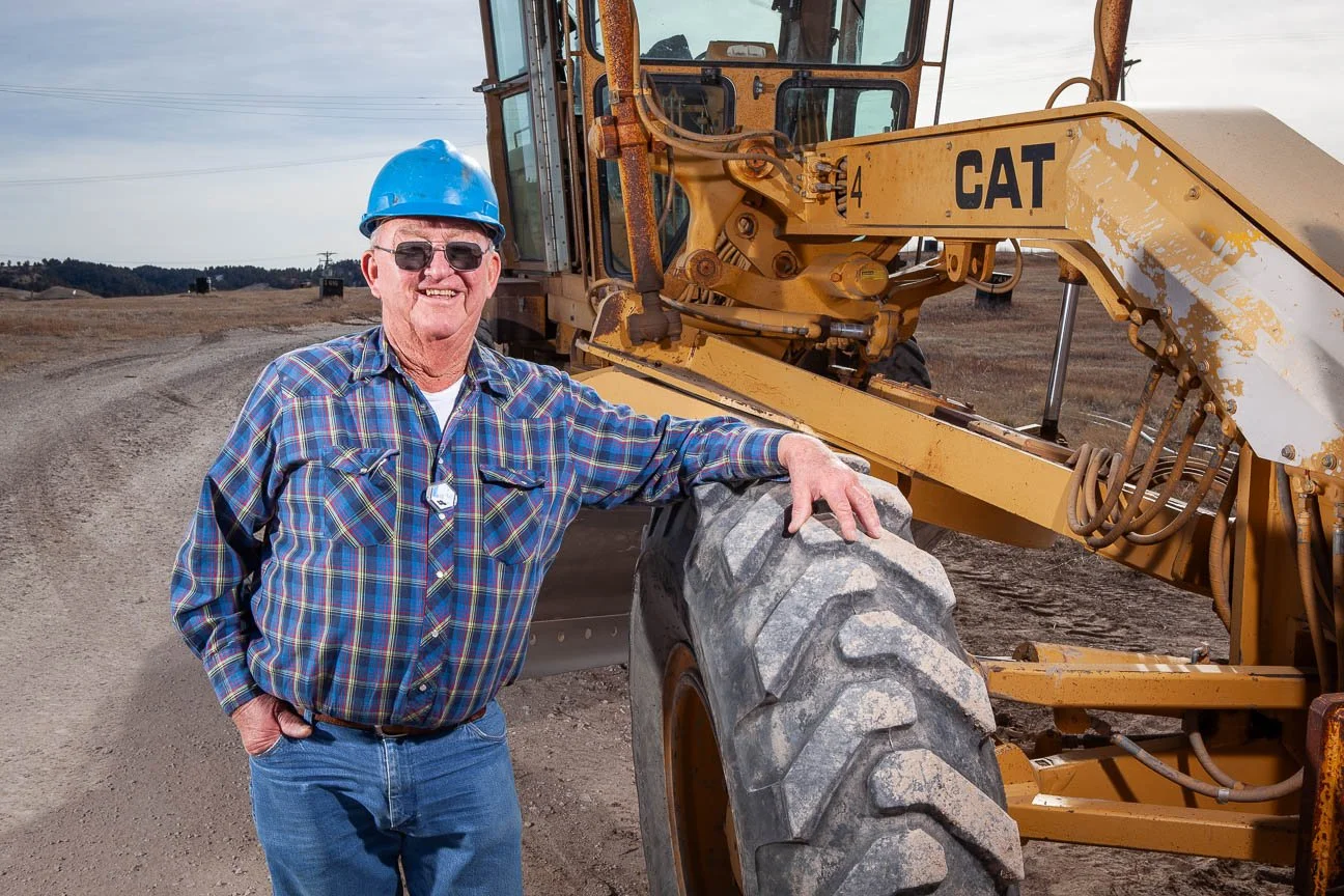 Business portrait for marketing for a Uranium  Company in Crawford, Nebraska.