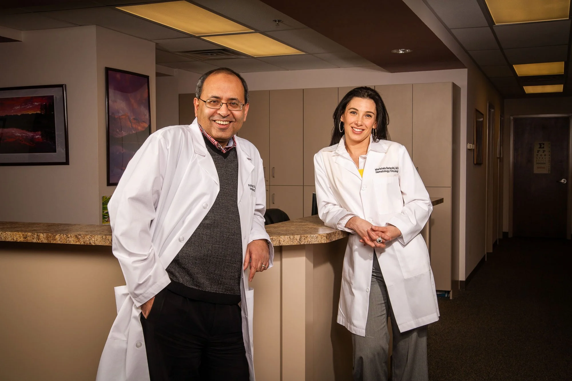 Doctor group portrait created for Cheyenne Regional Medical Center in Cheyenne, Wyoming.