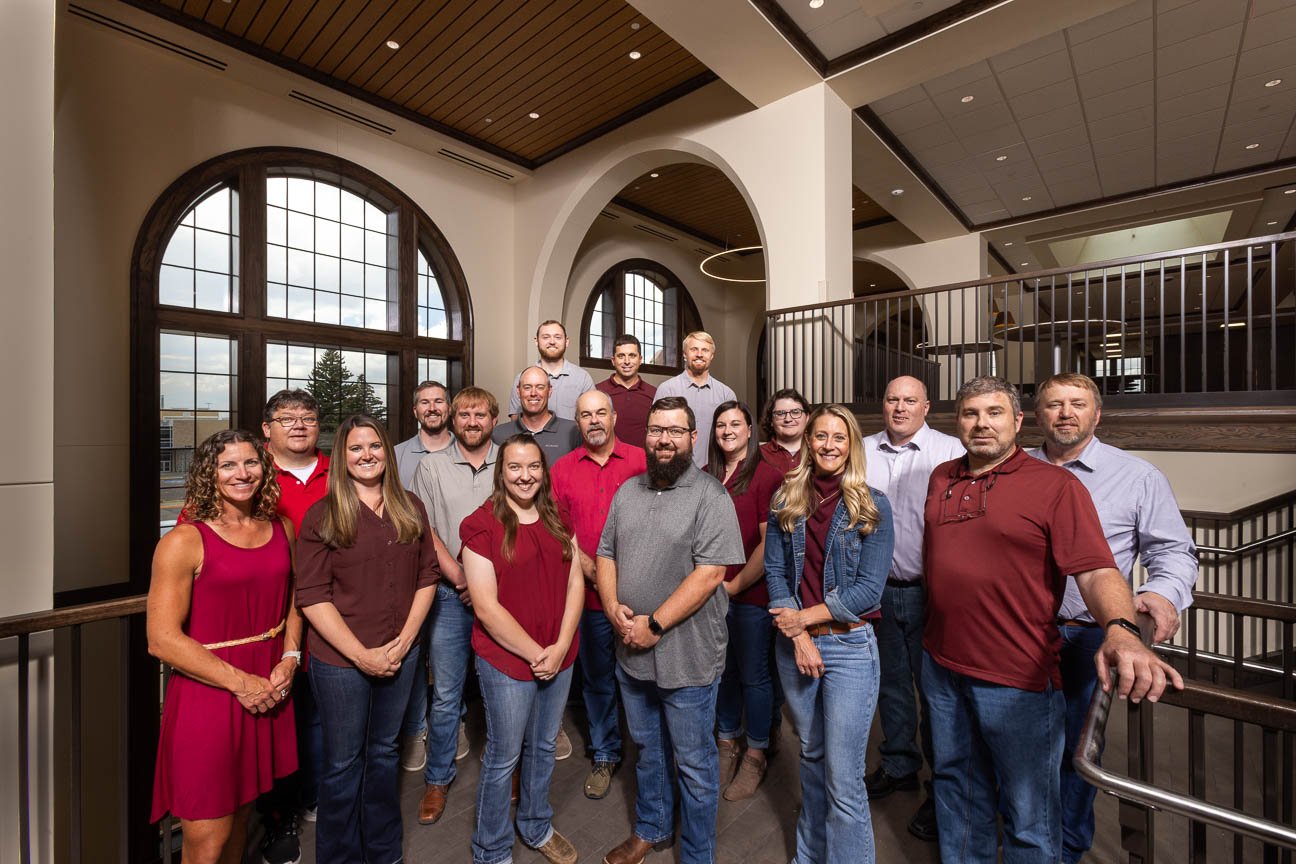 Business group portrait for marketing in Laramie, Wyoming.