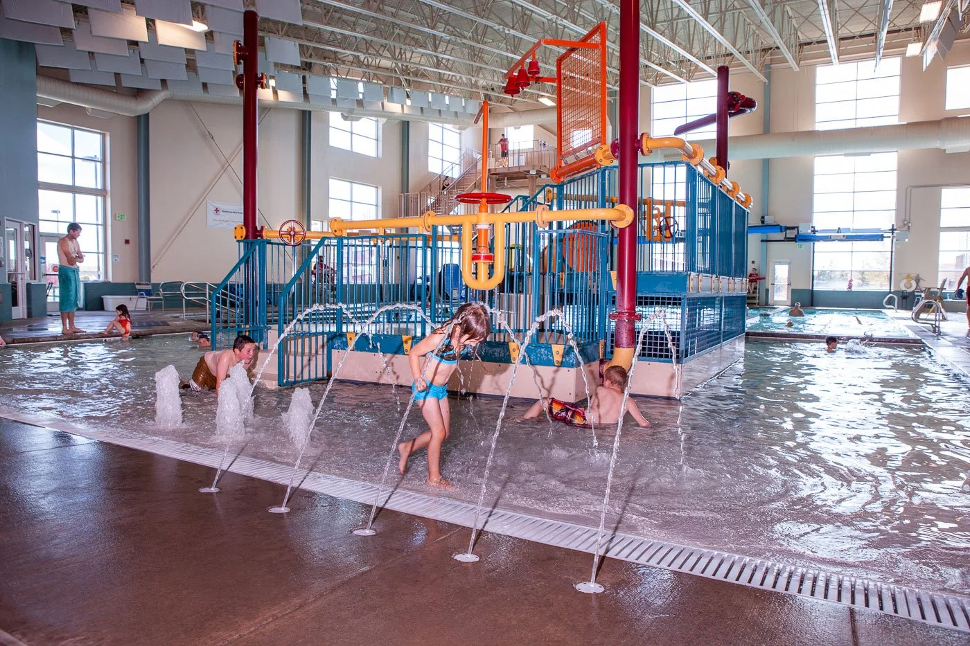 The Kid Swimming Pool at the Laramie Community Recreation Center in Laramie, Wyoming.