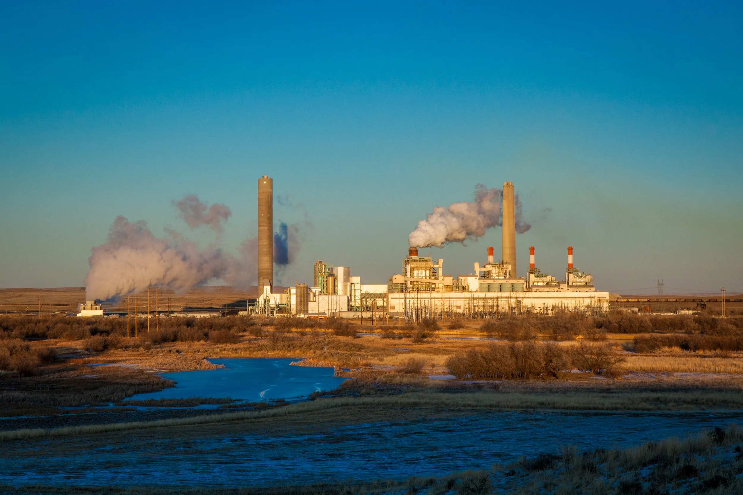 The Dave Johnson Power Plant in Glenrock, Wyoming.