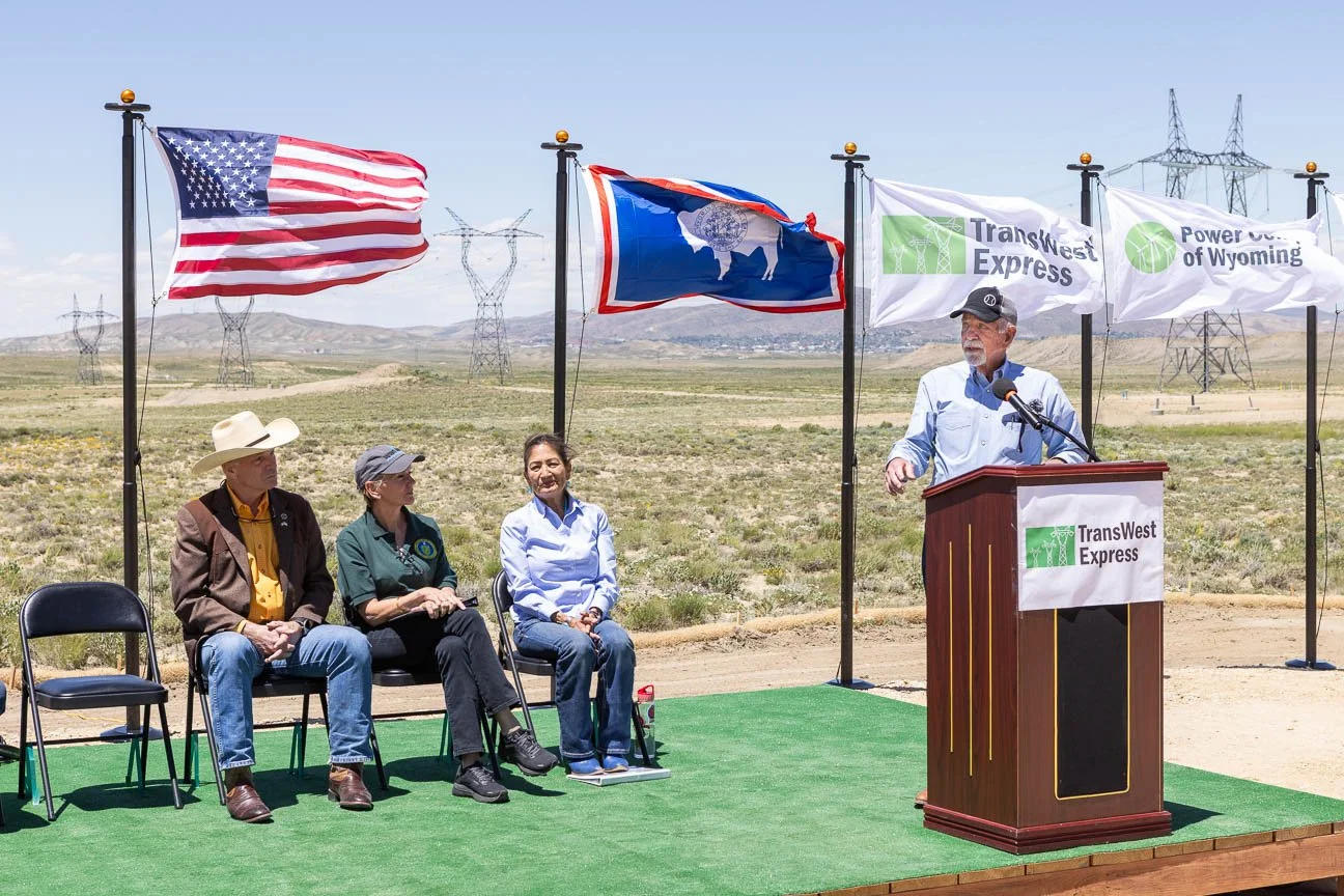 Corporate event photography on location, including groundbreaking ceremonies.