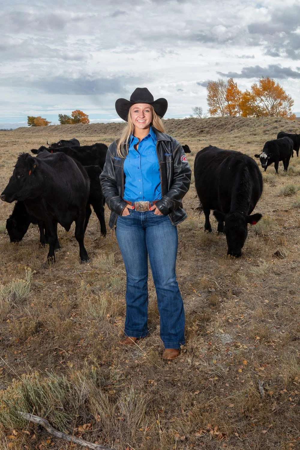 Senior portrait photography in Laramie, Wyoming.