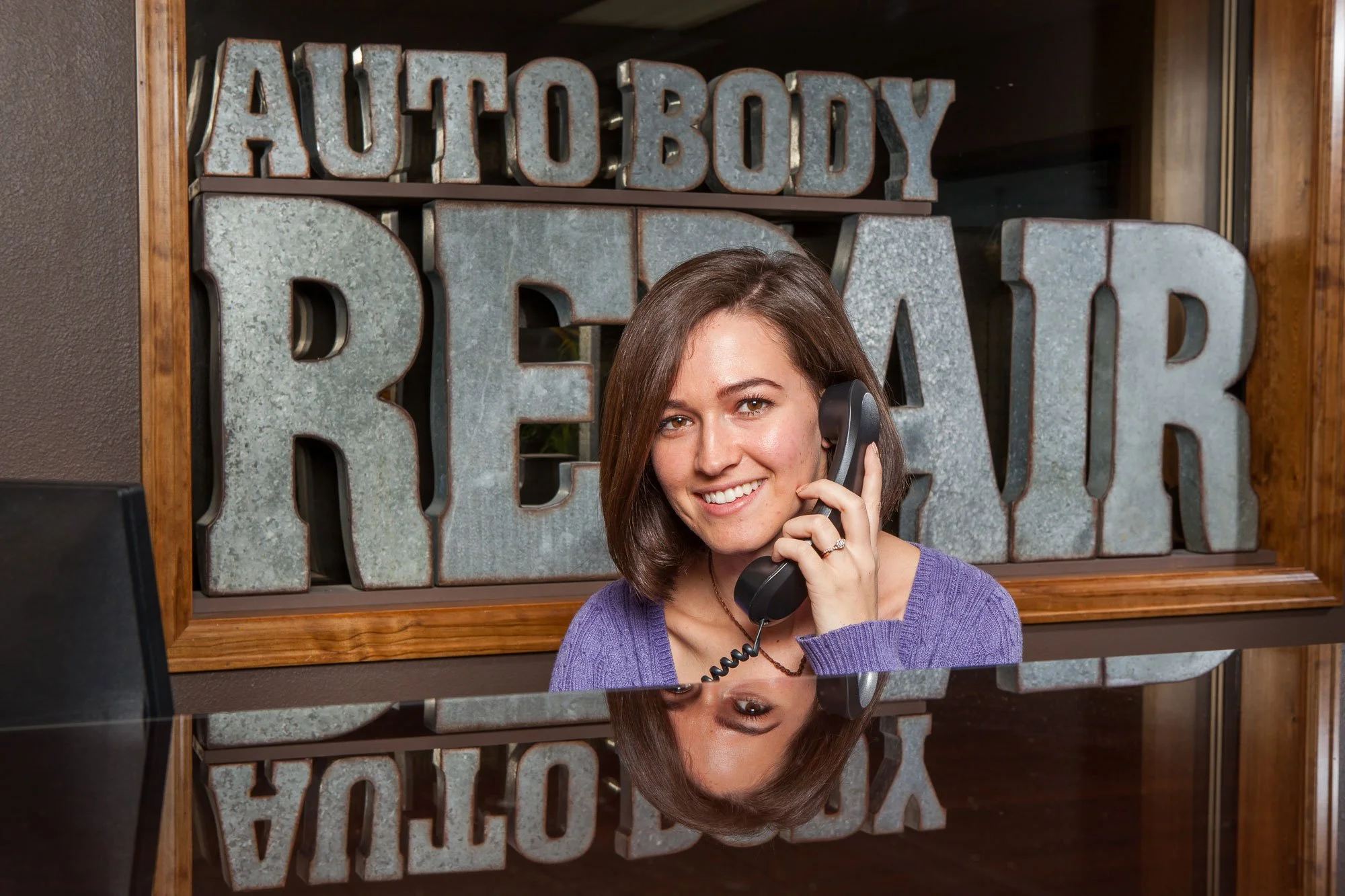 Advertising photography for the automotive industry, created for Lennox Auto Body in Cheyenne, Wyoming.