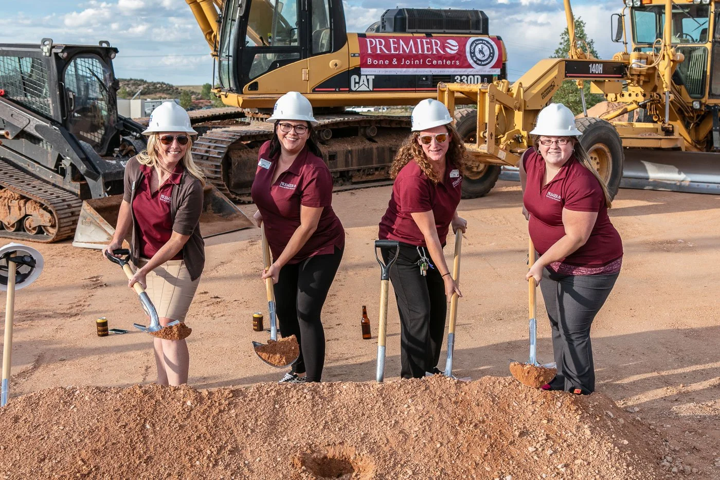 Groundbreaking event photography in Laramie, Wyoming.