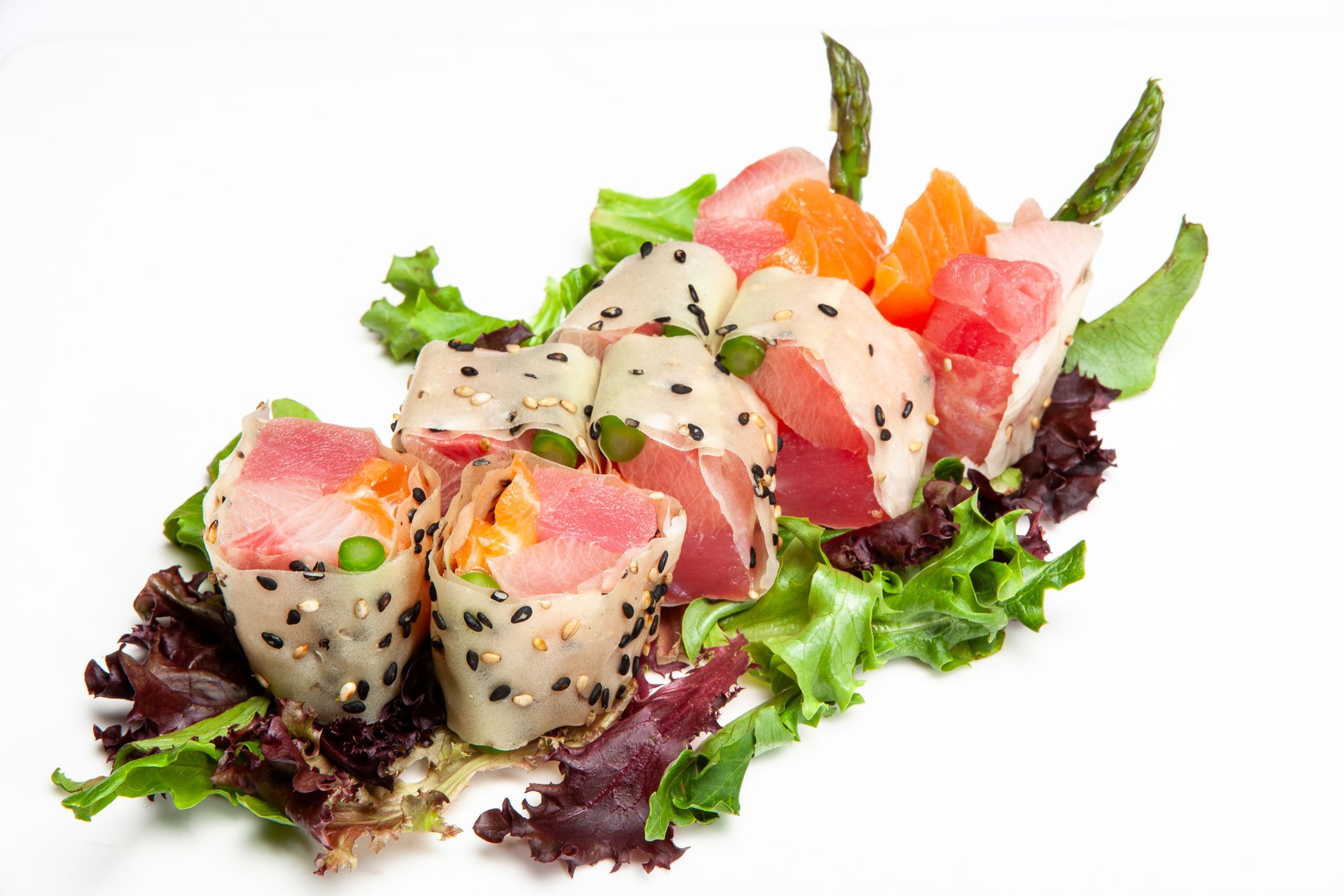 Shushi at Wasabi Japanese Grill and Bar in Cheyenne, Wyoming. Food photography for website and menu.