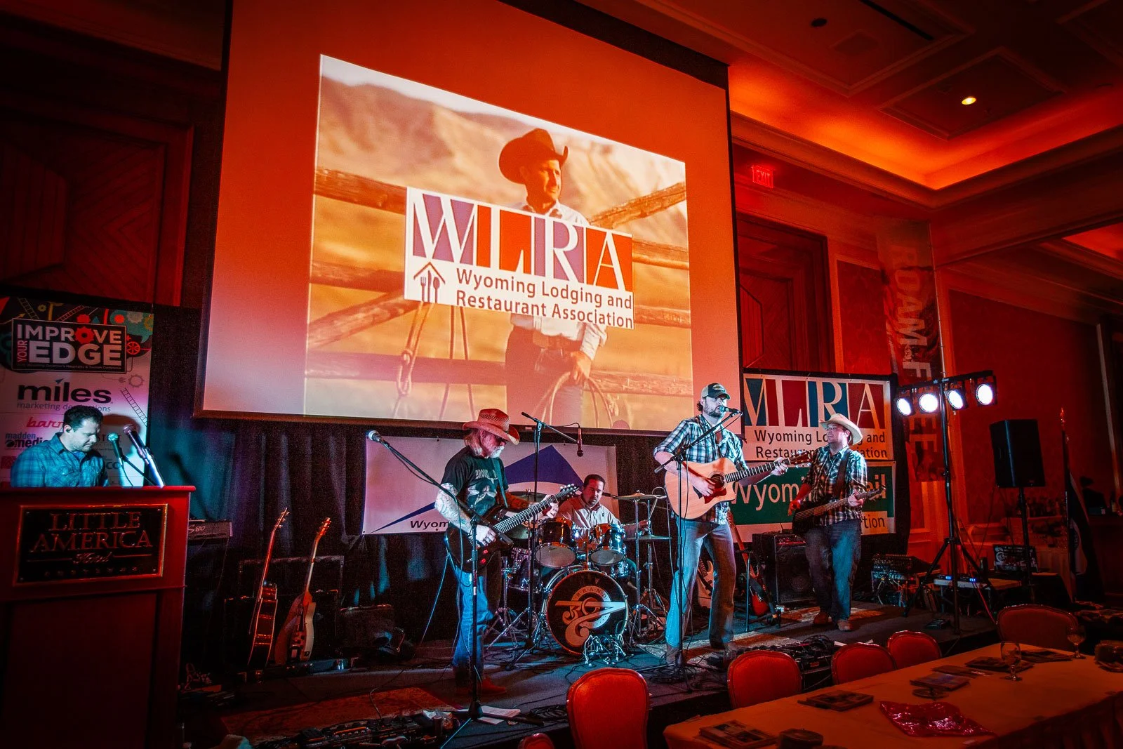 Event photography, including live music at a conference in Cheyenne, Wyoming.