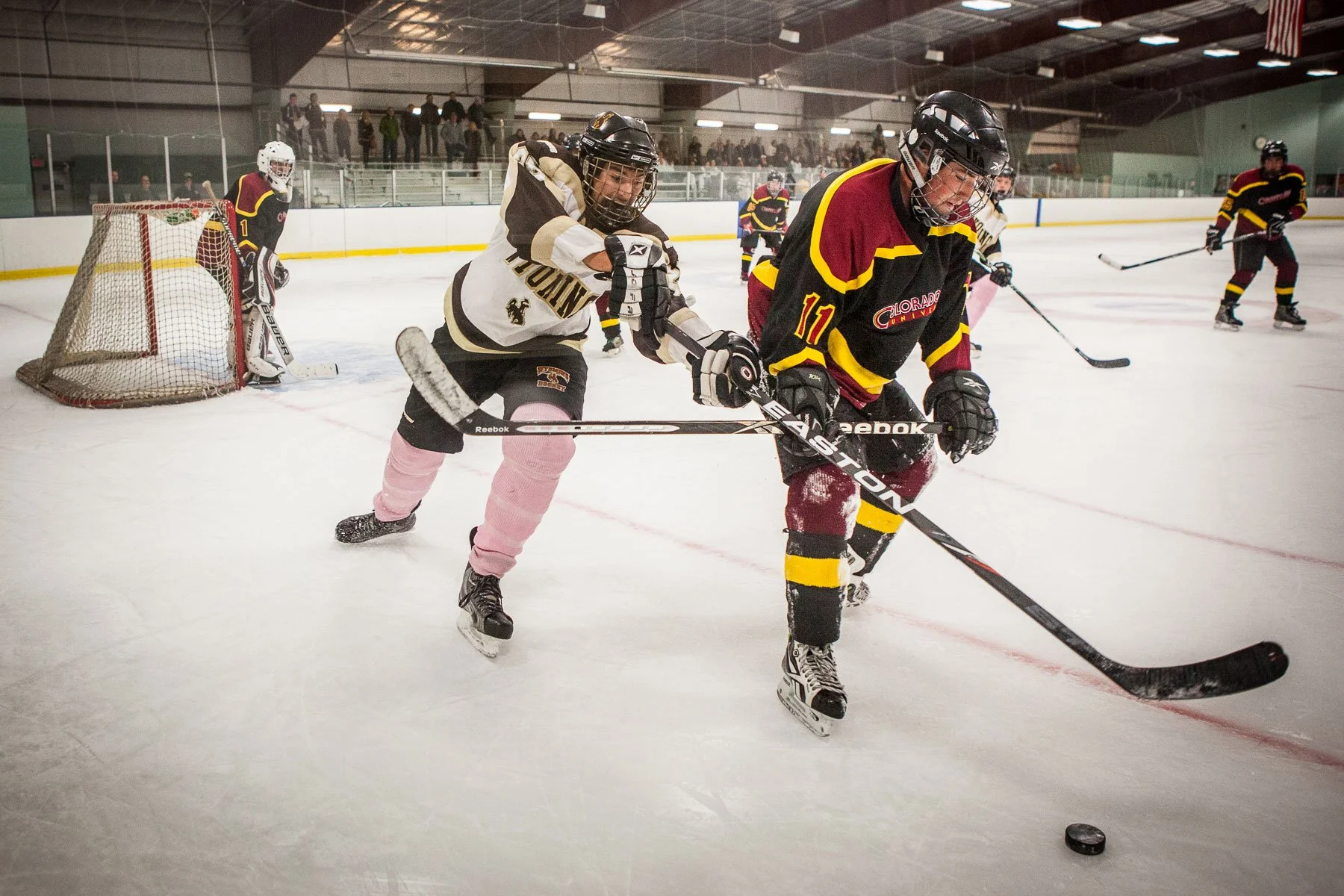 University of Wyoming Hockey at the City of Laramie Ice Center in Laramie, Wyoming,