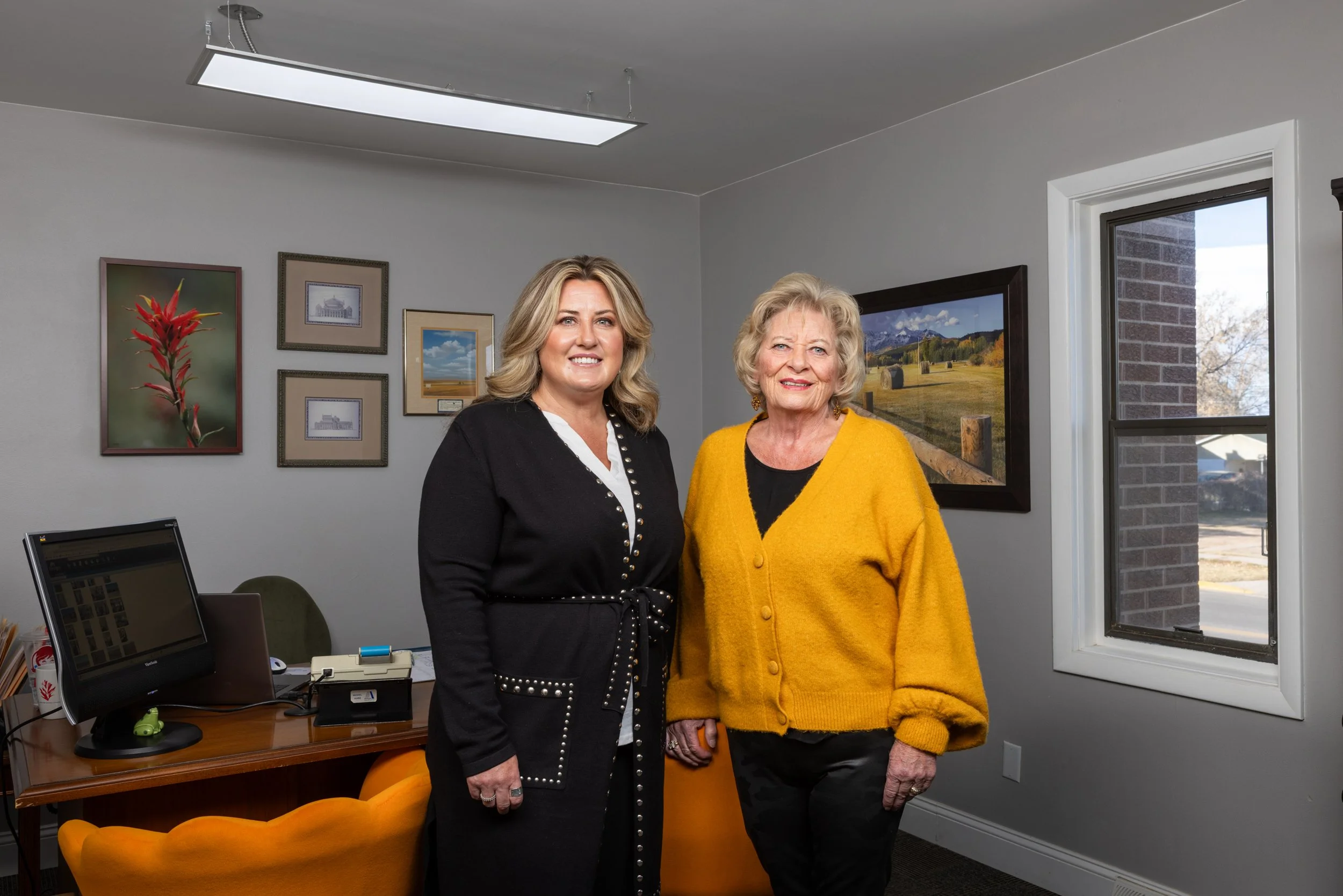 Group business portrait for marketing in Laramie, Wyoming.