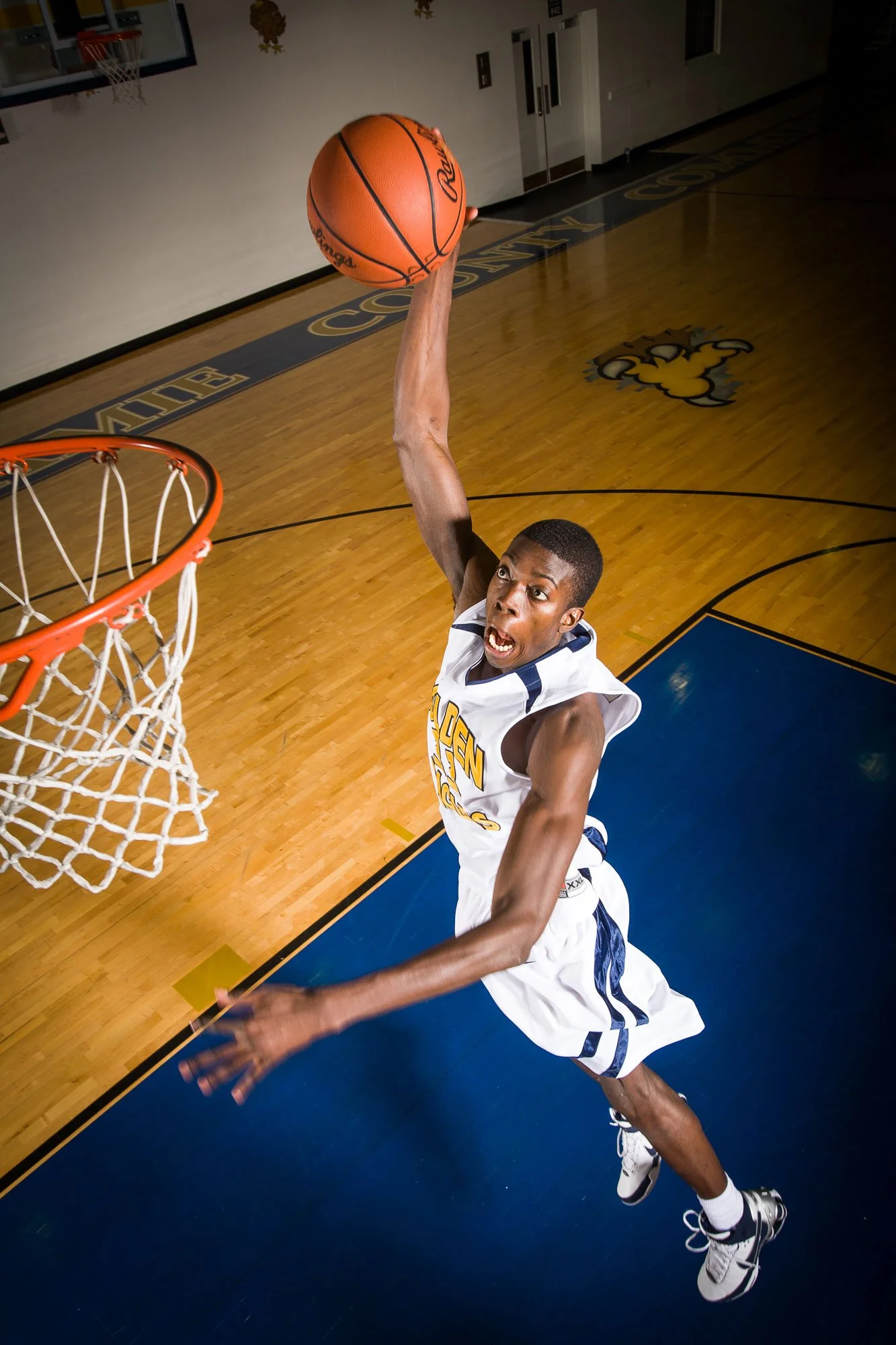 LCCC Men's Basketball Action Photography. 2007-2008 LCCC Men's Basketball. Image created for Laramie County Community College for website, sports media guide, and marketing use.