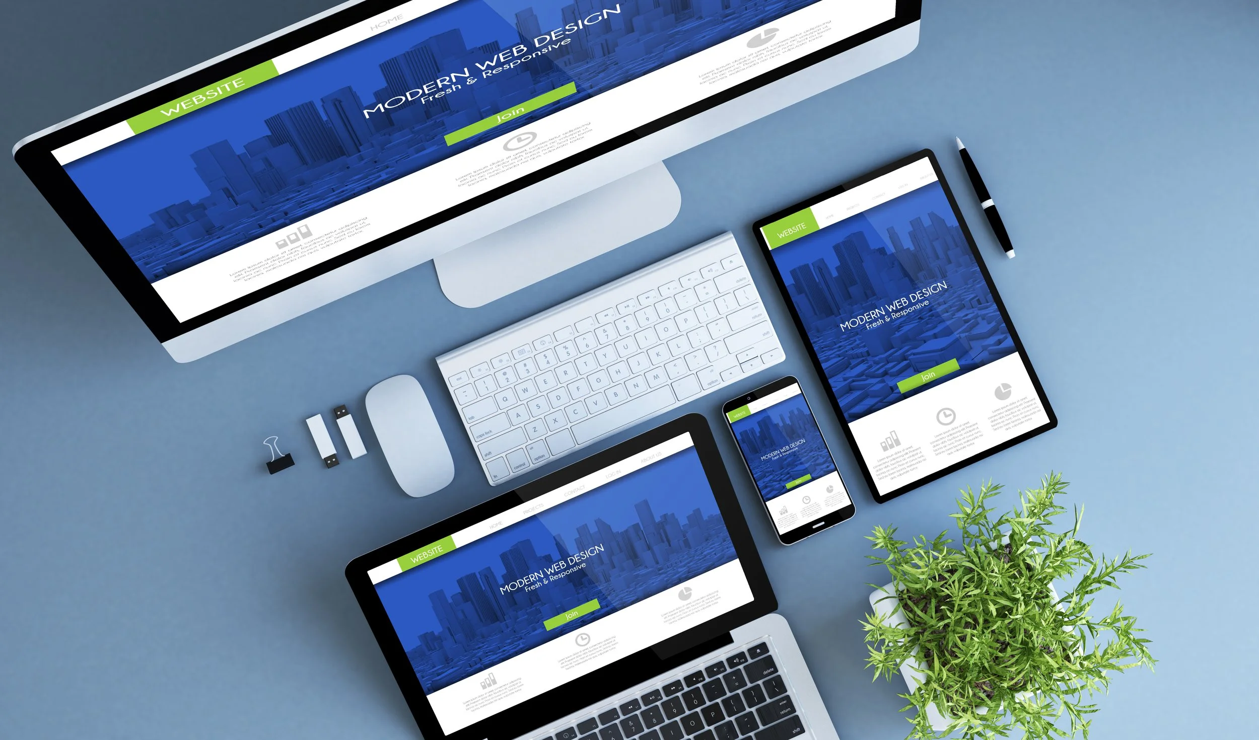 Front Page Landing Sites (Website Design)