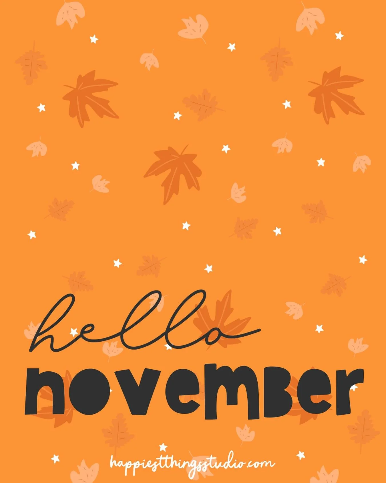I&rsquo;m a little late&hellip;I was decorating for you know what. 😂 Happy November! 🧡💛