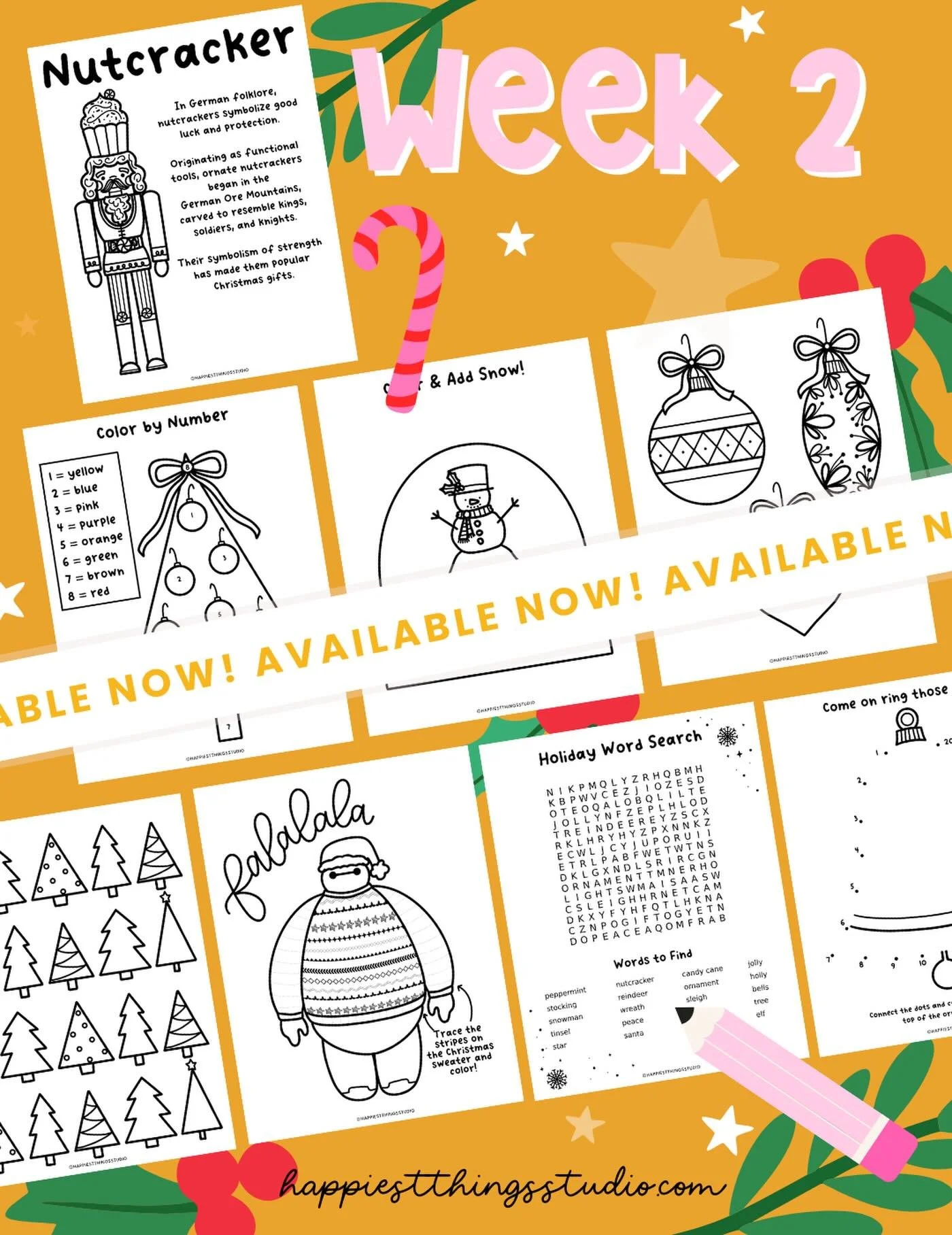 Week 2 available now!! 🎉✨🩷🎄