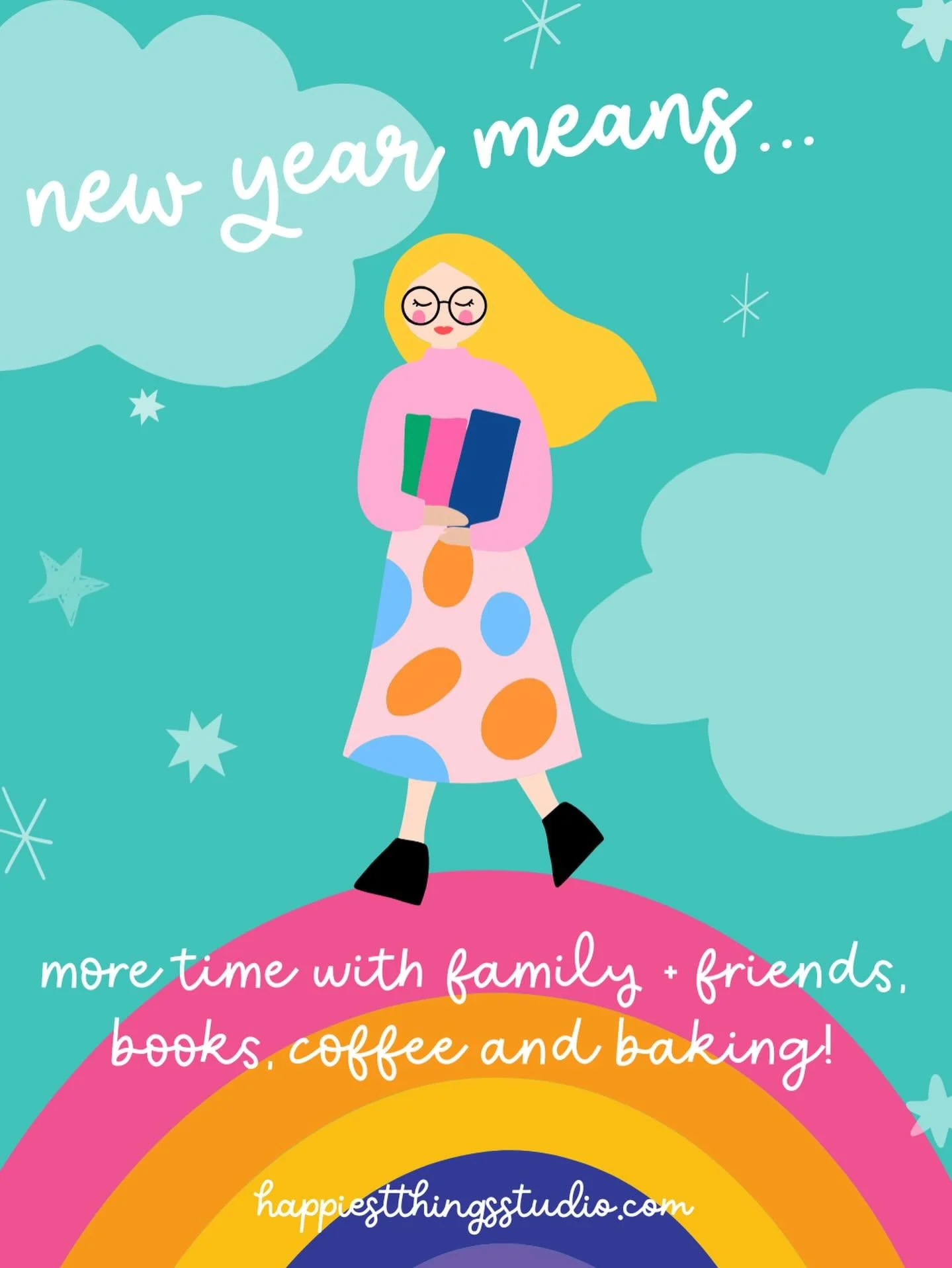 Oh and trying to dissociate from the news! 😬 Happy new year!