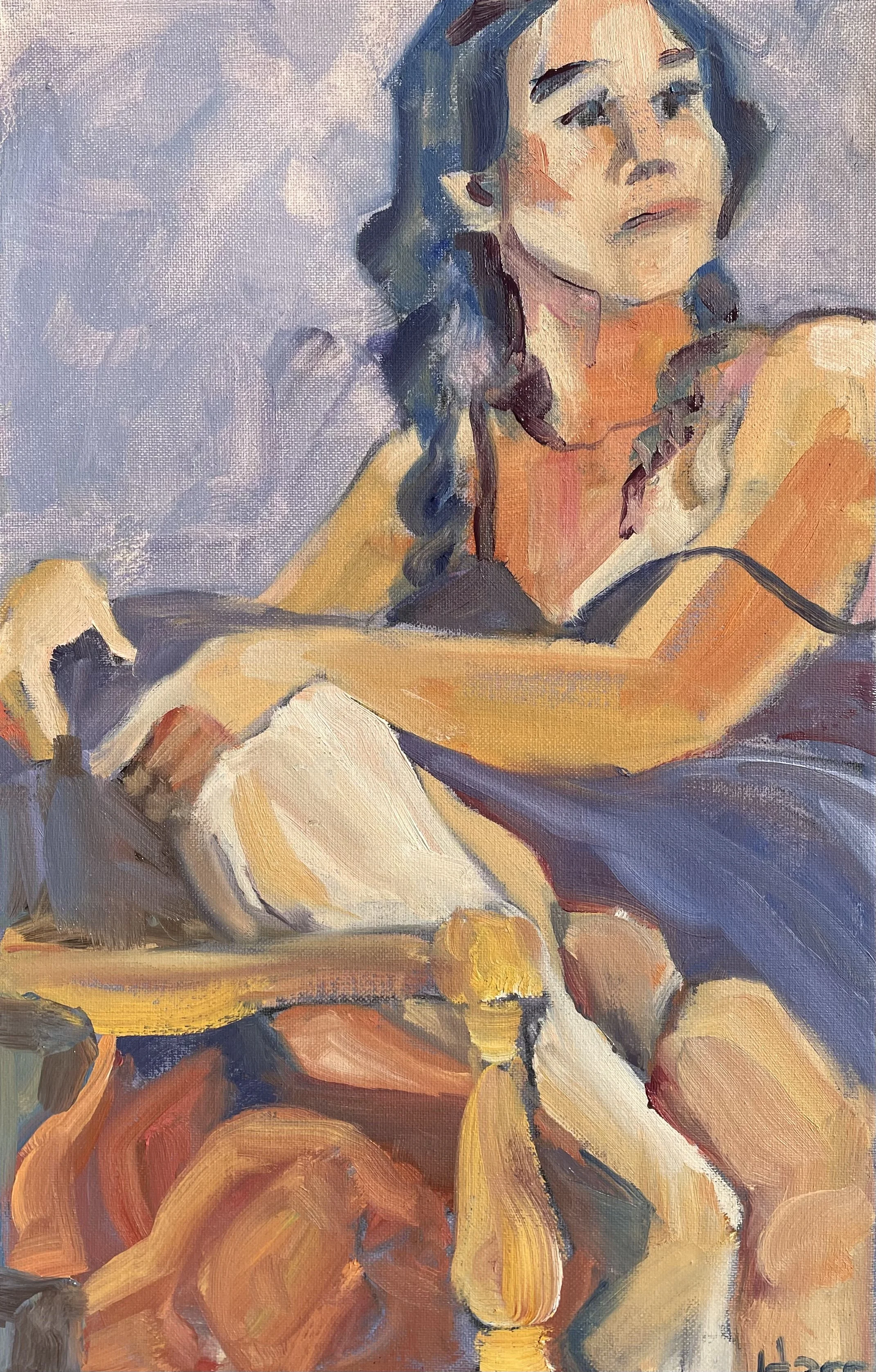Elle | Oil on Canvas | 20in. x 30in. | $1800
