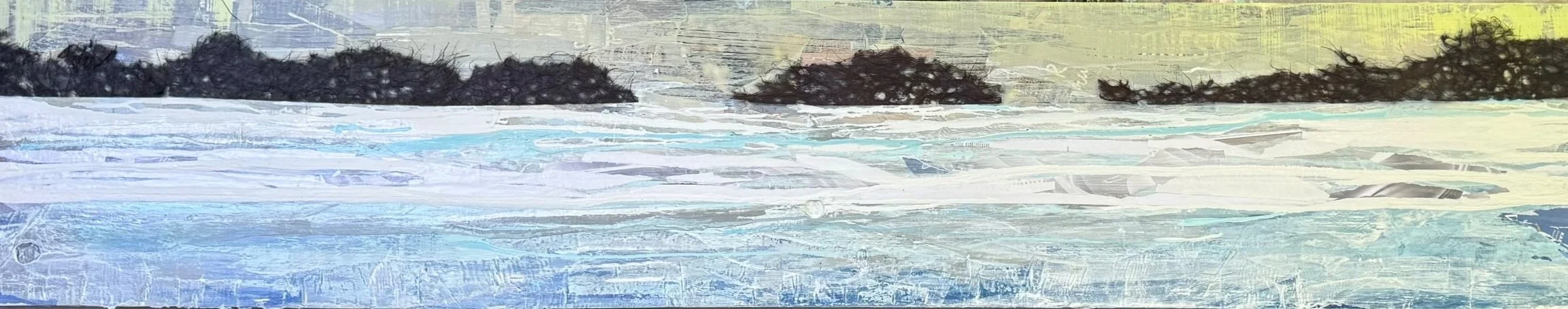 Garrapata #3 | Oil on Canvas | 20in. x 50in. | $2800