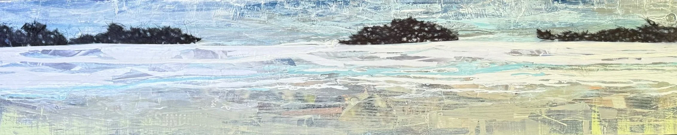 Garrapata #4 | Oil on Canvas | 20in. x 50in. | $2800