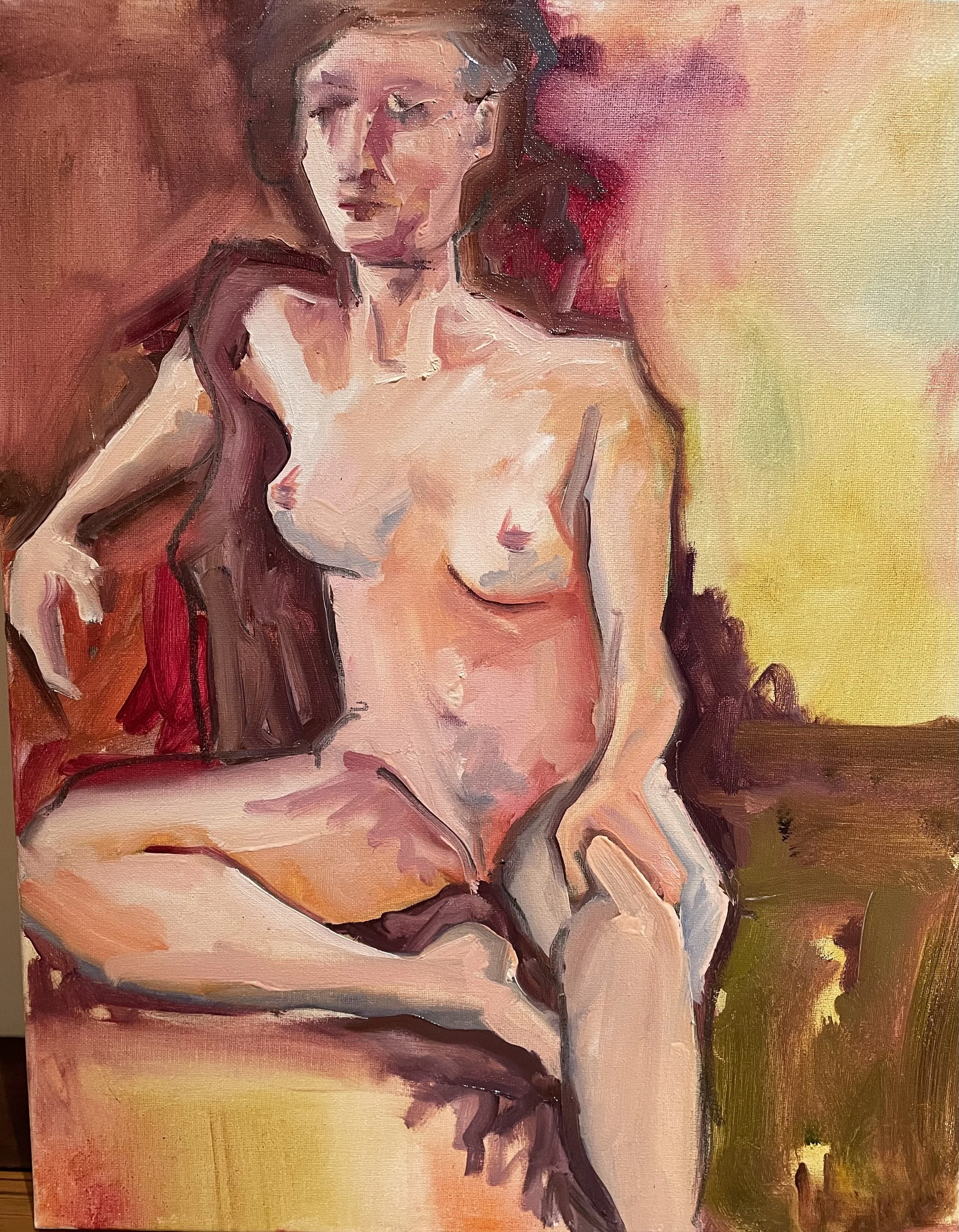 Charlize | Oil on Canvas | 20in. x 30in. | $1800