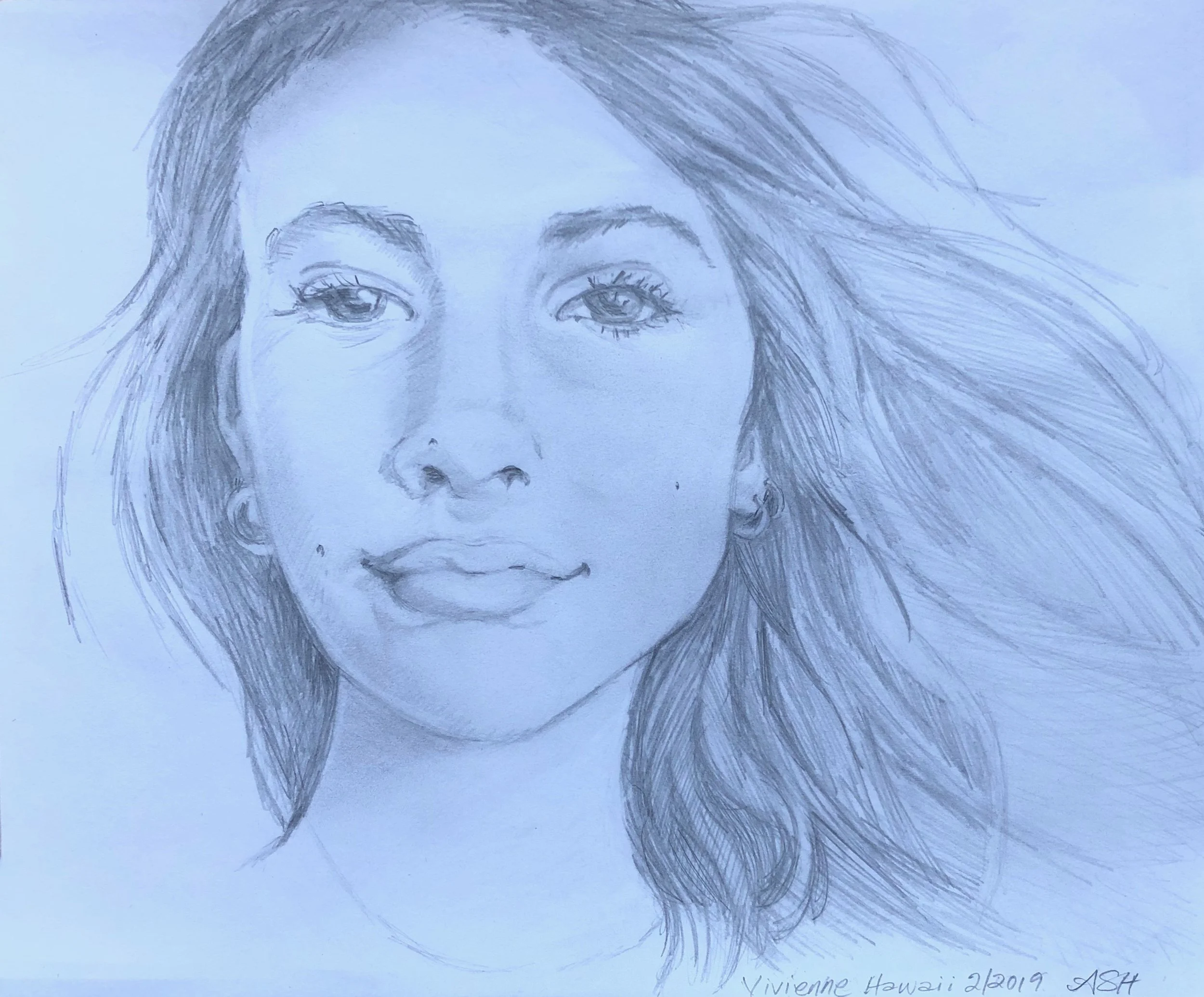 Vivienne | Pencil on Paper | 10in. x 20in. | SOLD