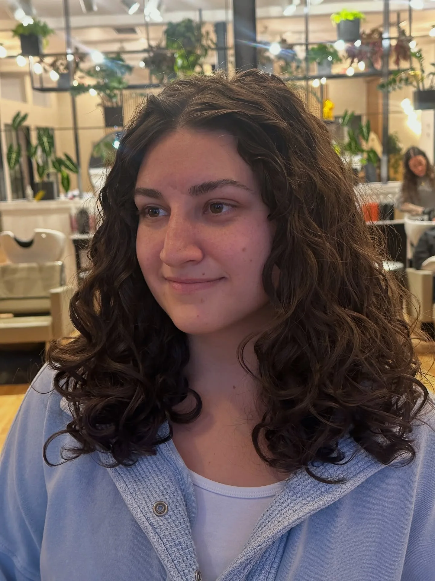 &ldquo;I didn&rsquo;t know my hair could get this curly!?&rdquo; Is always such a fun thing to hear at the end of an appointment! Could this be you too? Come on in for a curly cut and let&rsquo;s talk about what could be weighing your texture down! #
