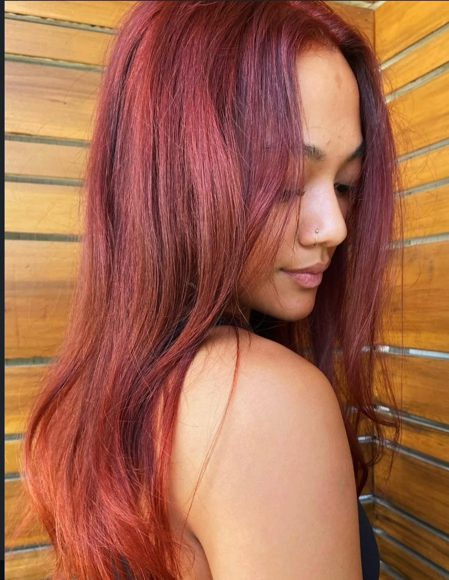 You know what would fix your seasonal saddies? Let&rsquo;s enhance your look with a rich red color! Bring in the new year with your best and brightest self yet! #clevelandredhead #lakewoodohio #redhead