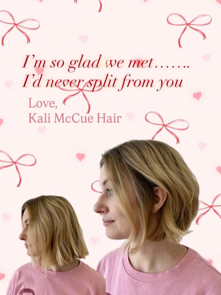 Happy Valentines from me to YOU! I hope your day is full of love and great hair! #razorhaircut #valentines #hairstylistlakewood