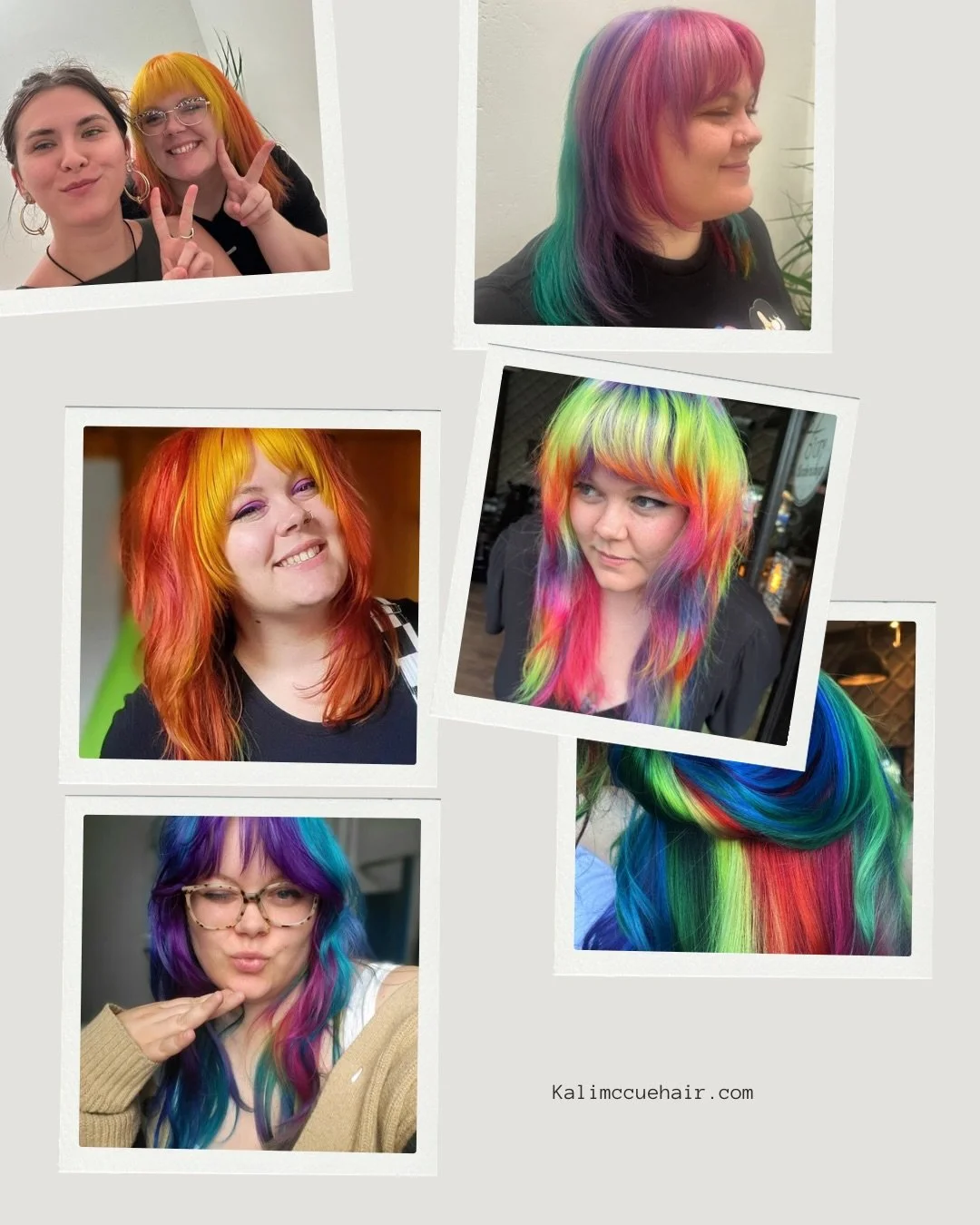 Hair doesn&rsquo;t have to stay the same. 
It can shift, evolve, and reflect whatever season you&rsquo;re in. 

Fun people are always encouraged here 

Peak ➡️➡️ at Natalie and I at prom in 2014. Thankful for such a great friend #clevelandrainbowhair