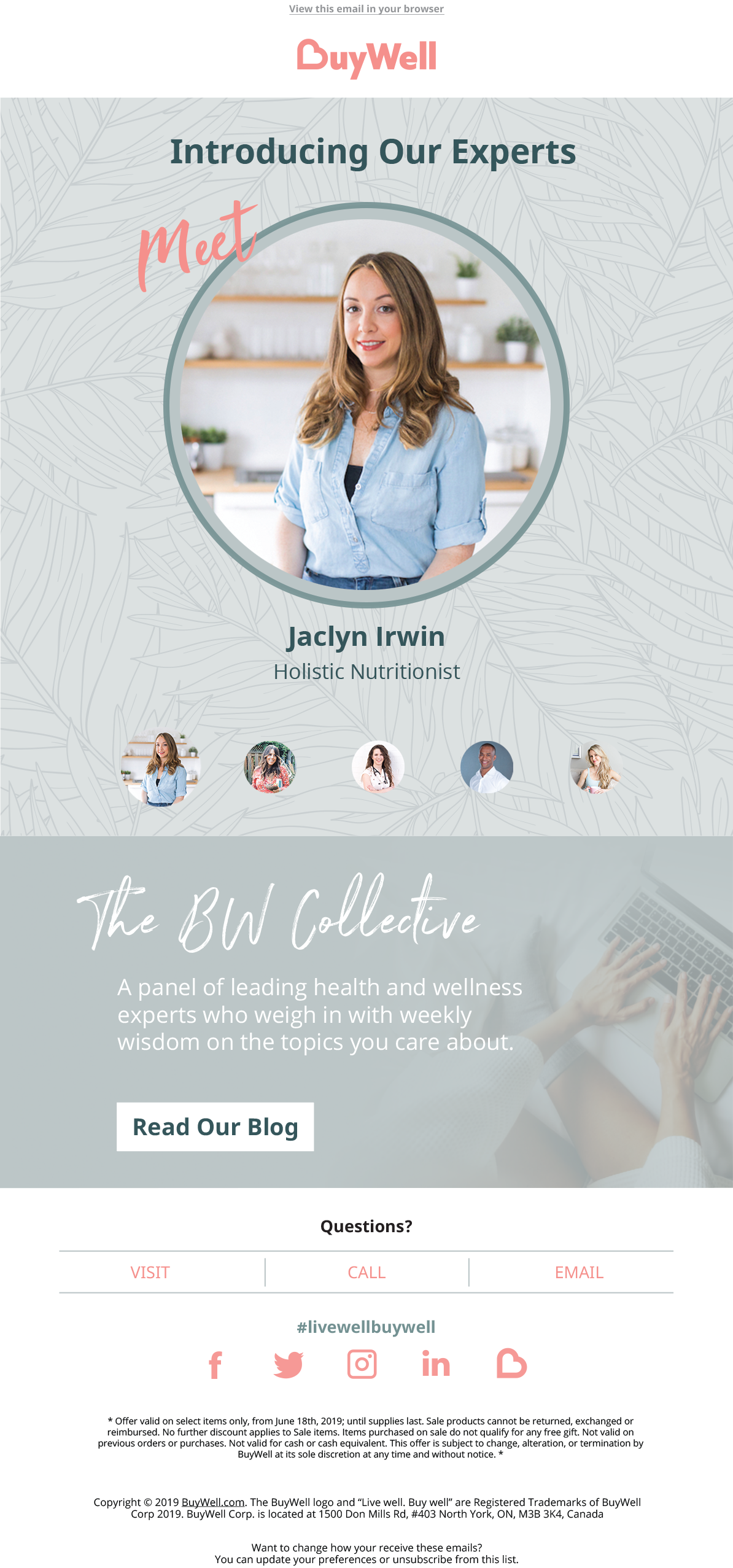Introducing BuyWell Collection