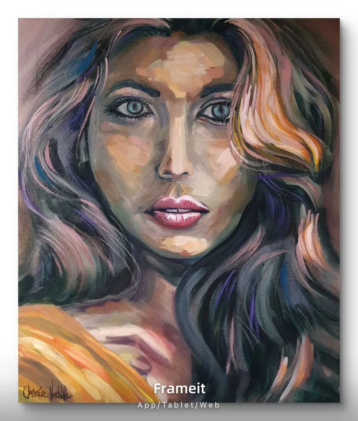 Her Gaze 
Oil 
20x24 Inches 
$495