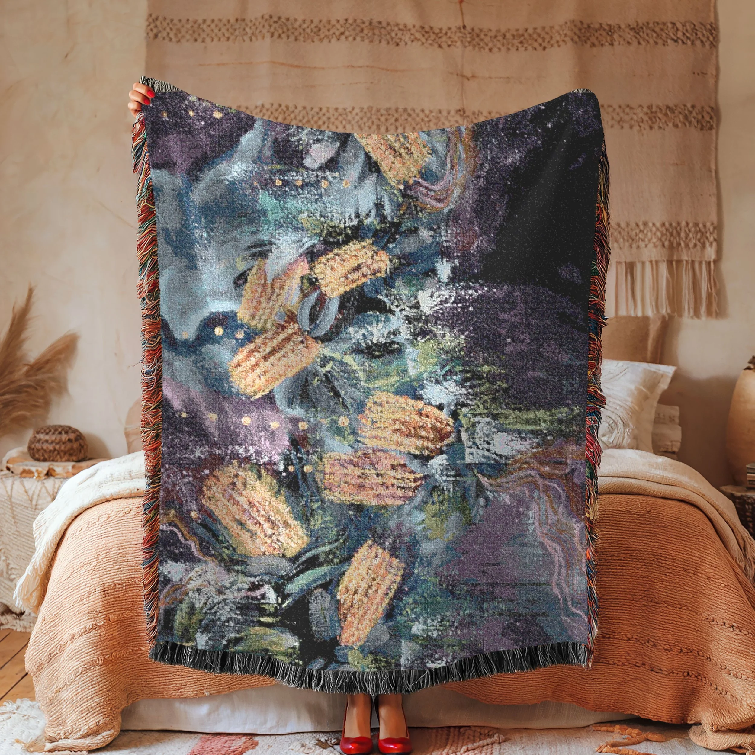 Native bloom artist jasmine hinchliffe woven throw.jpg