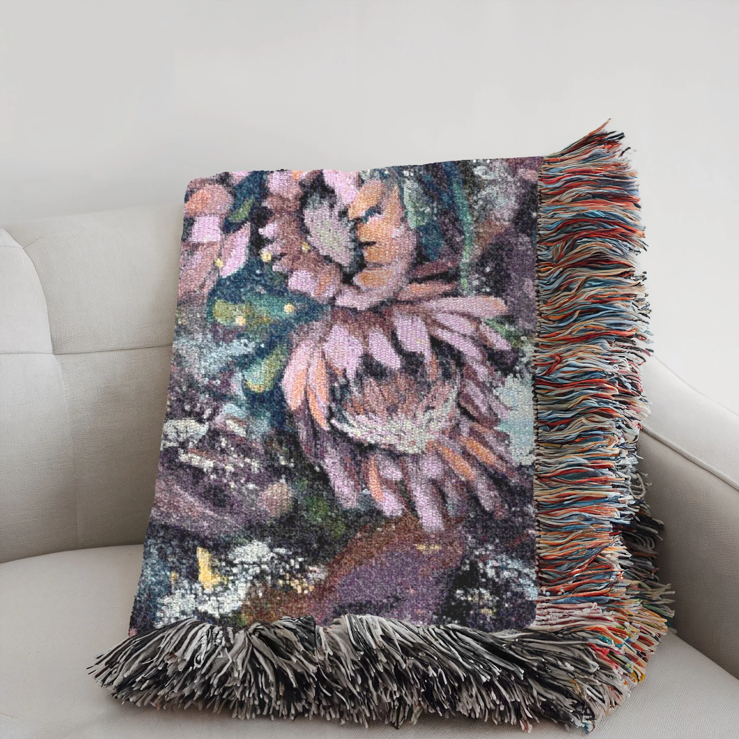 Bloom in time woven artwork throw.jpg