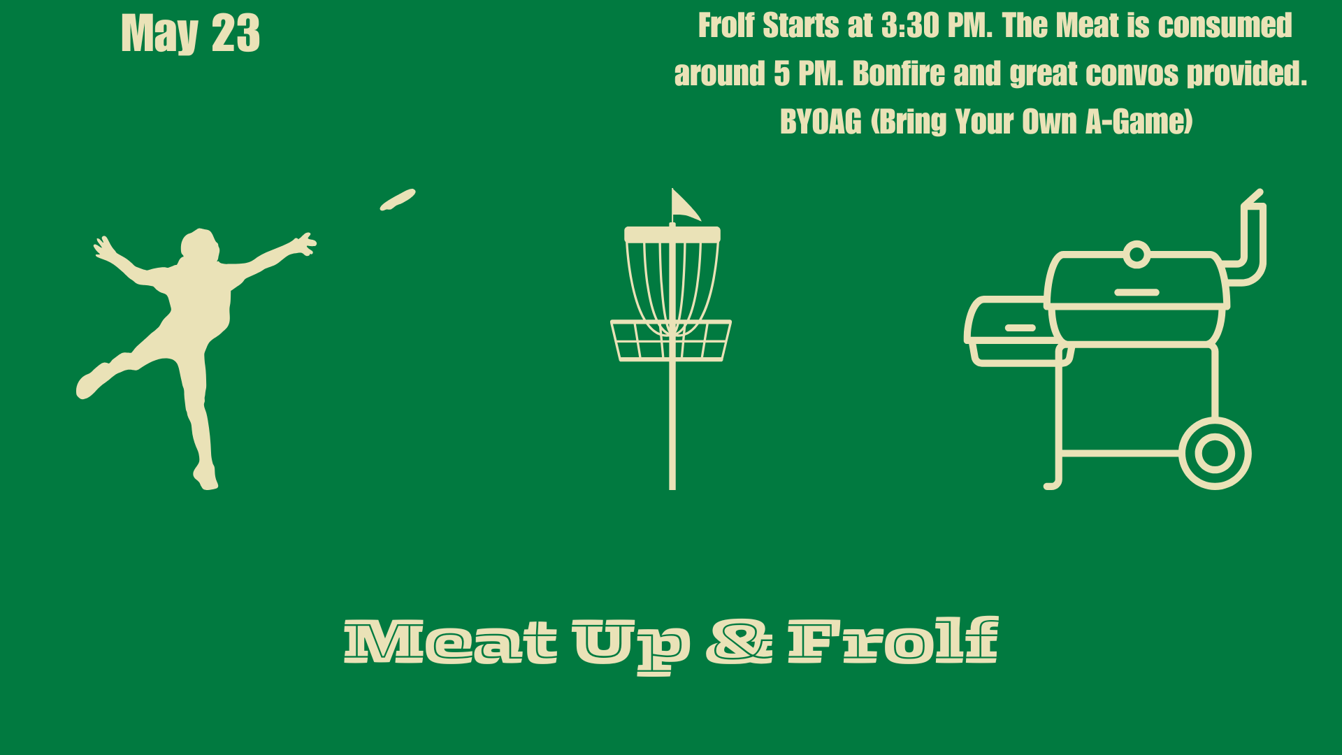 RHC Men’s Meat Up & Frolf
